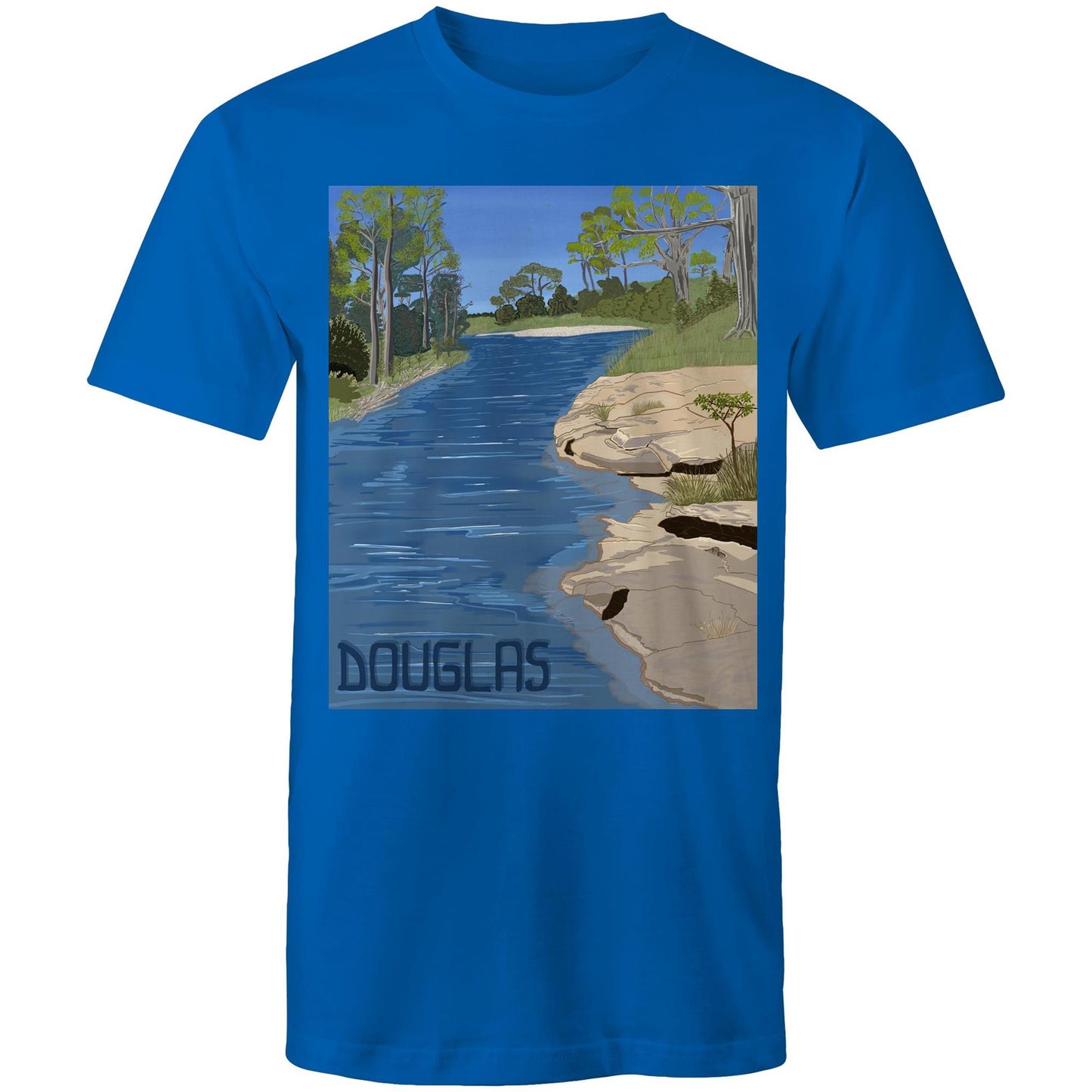 AS Colour Staple - Mens T-Shirt - Douglas River Waterhole