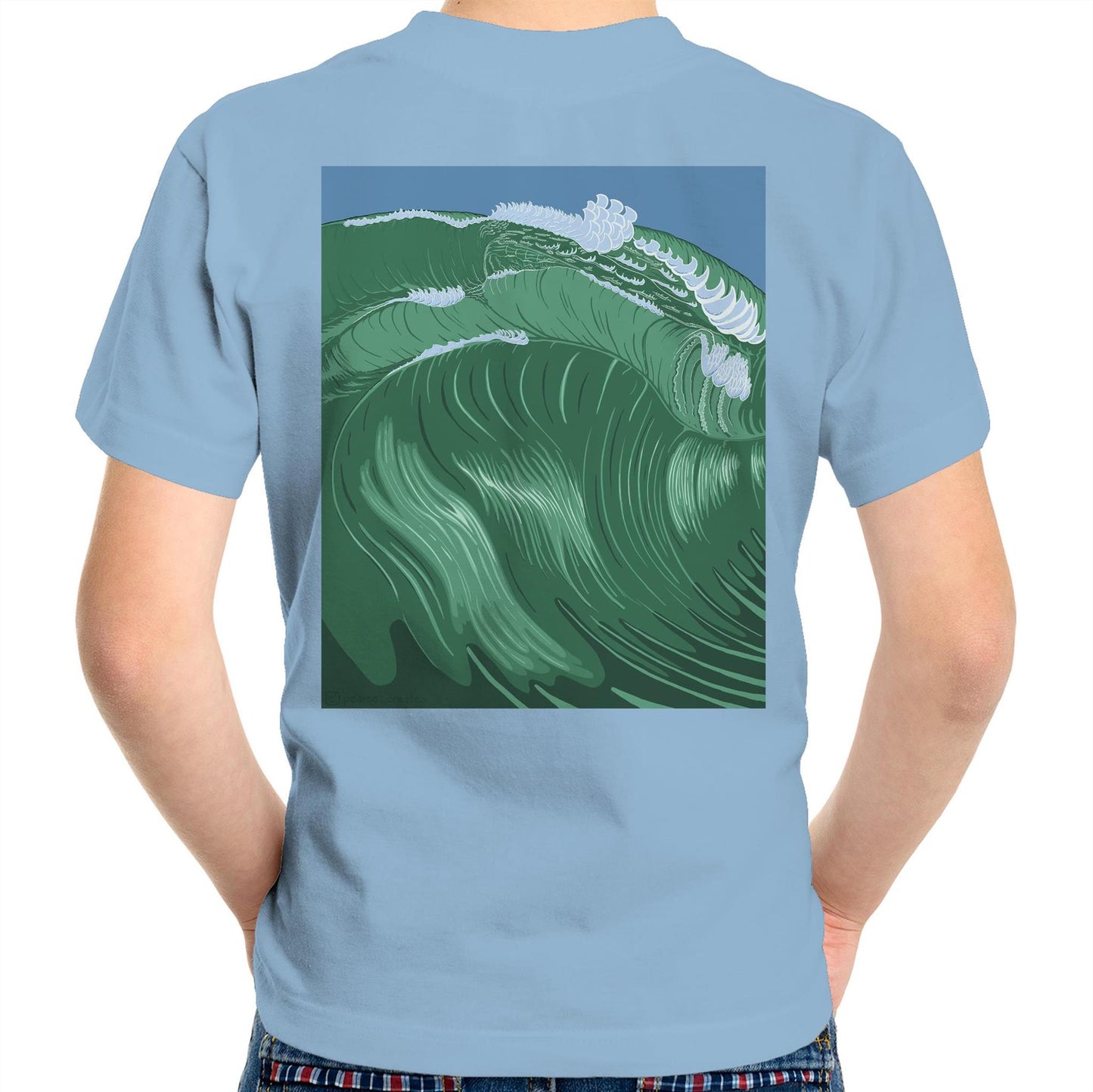 AS Colour Kids Youth Shippies Wave T-Shirt
