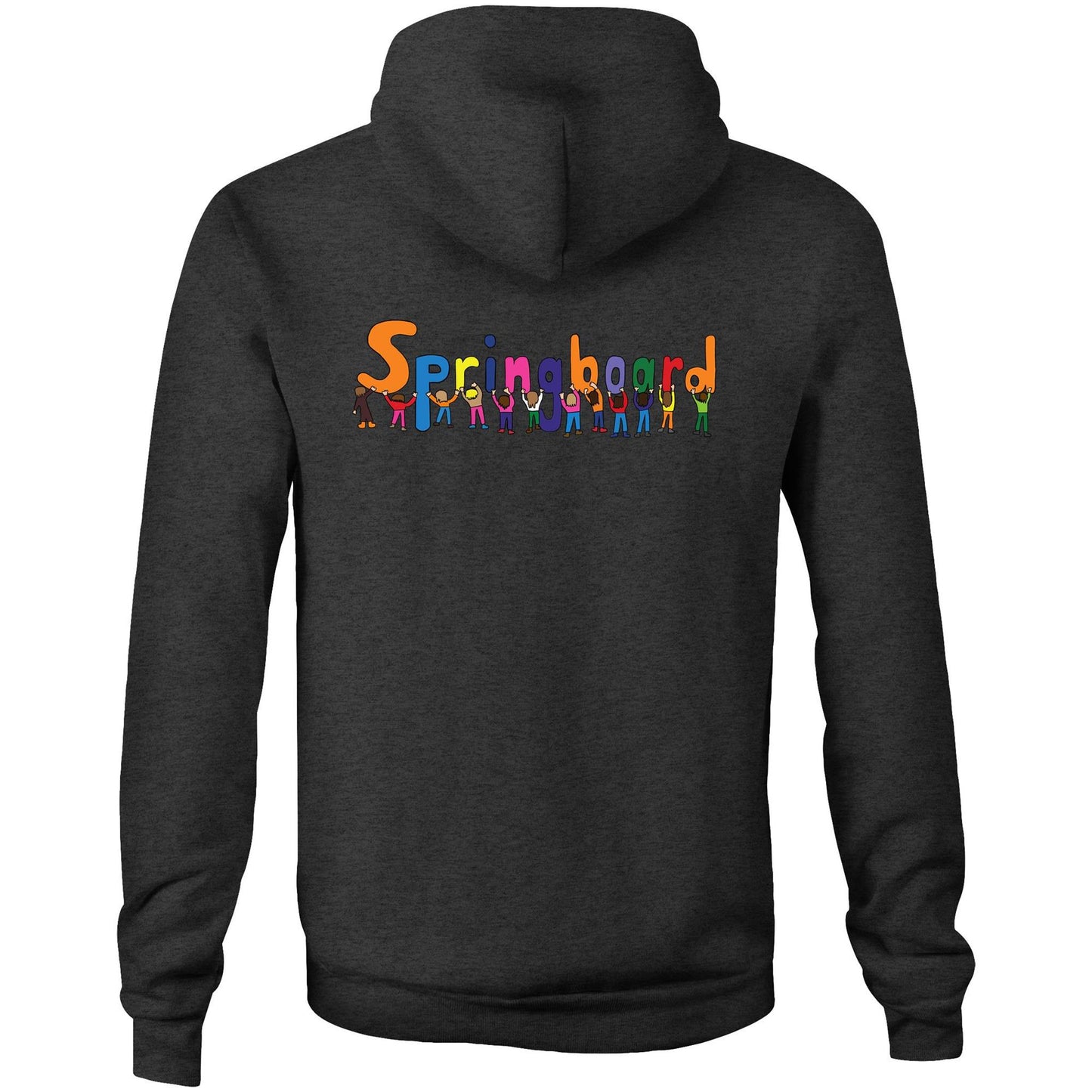 Springboard - AS Colour Stencil - Pocket Hoodie Sweatshirt