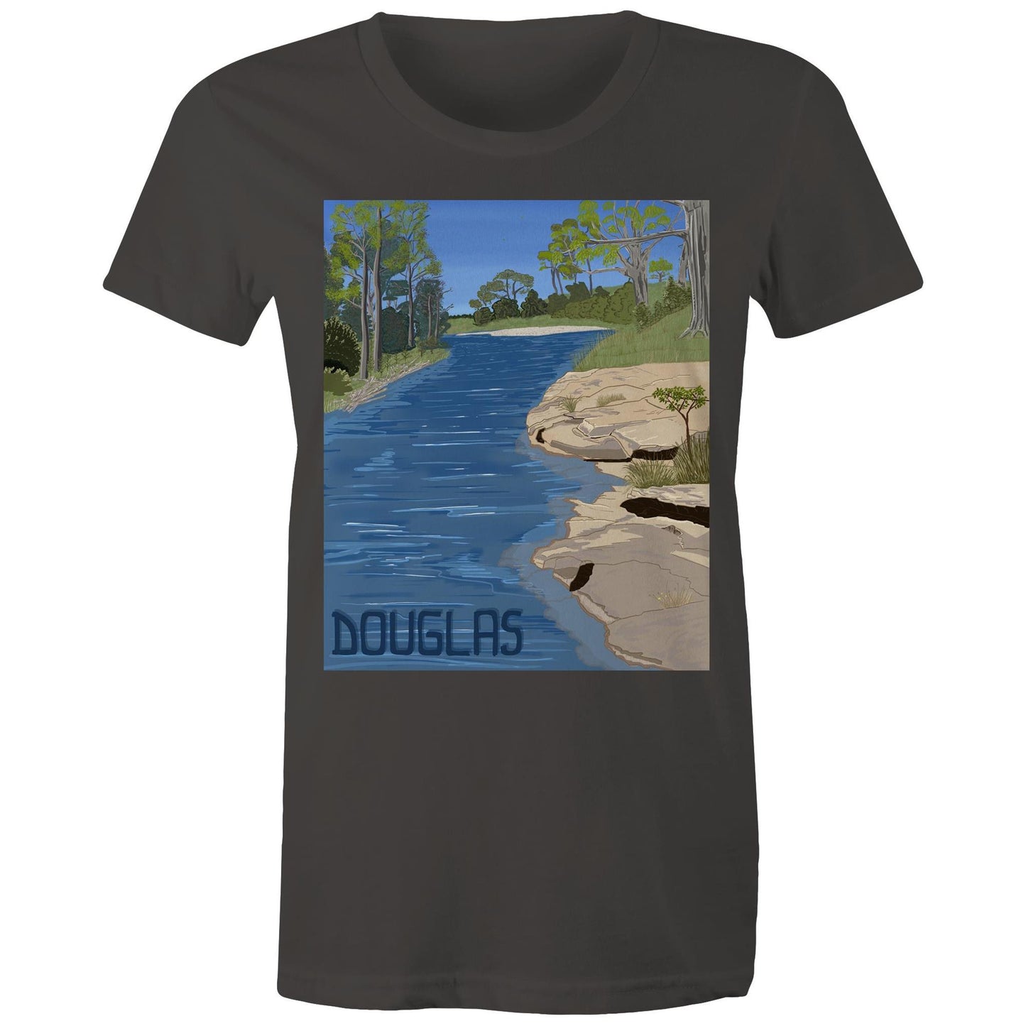 AS Colour - Women's Maple Tee - Douglas River Waterhole