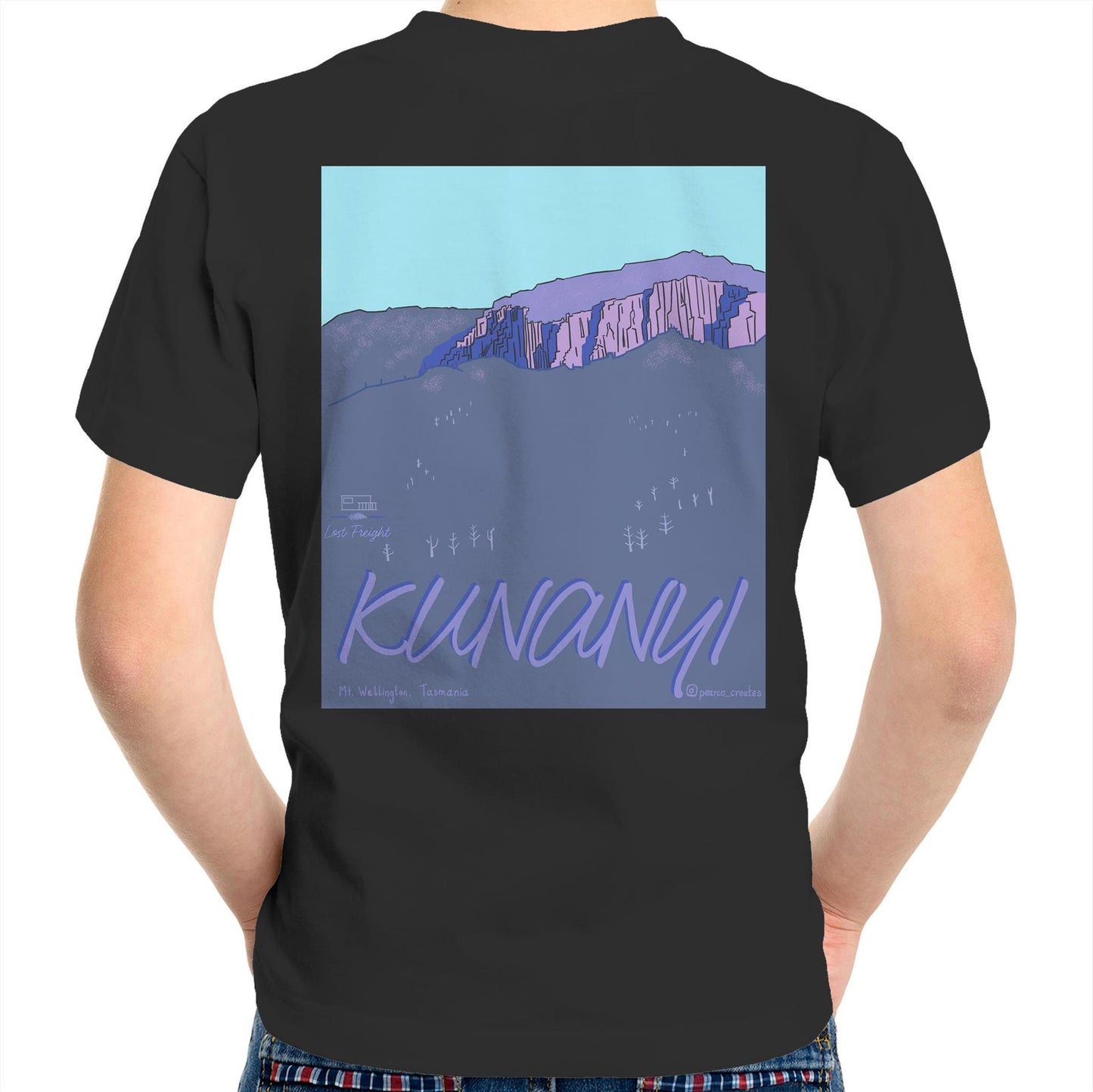 Kunanyi / Lost Freight - AS Colour Kids Youth T-Shirt