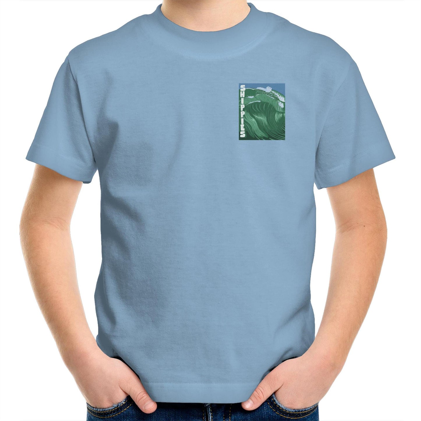 AS Colour Kids Youth Shippies Wave T-Shirt