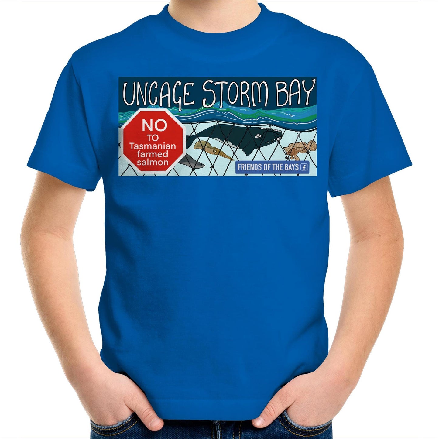 Uncage Storm Bay - AS Colour Kids Youth T-Shirt