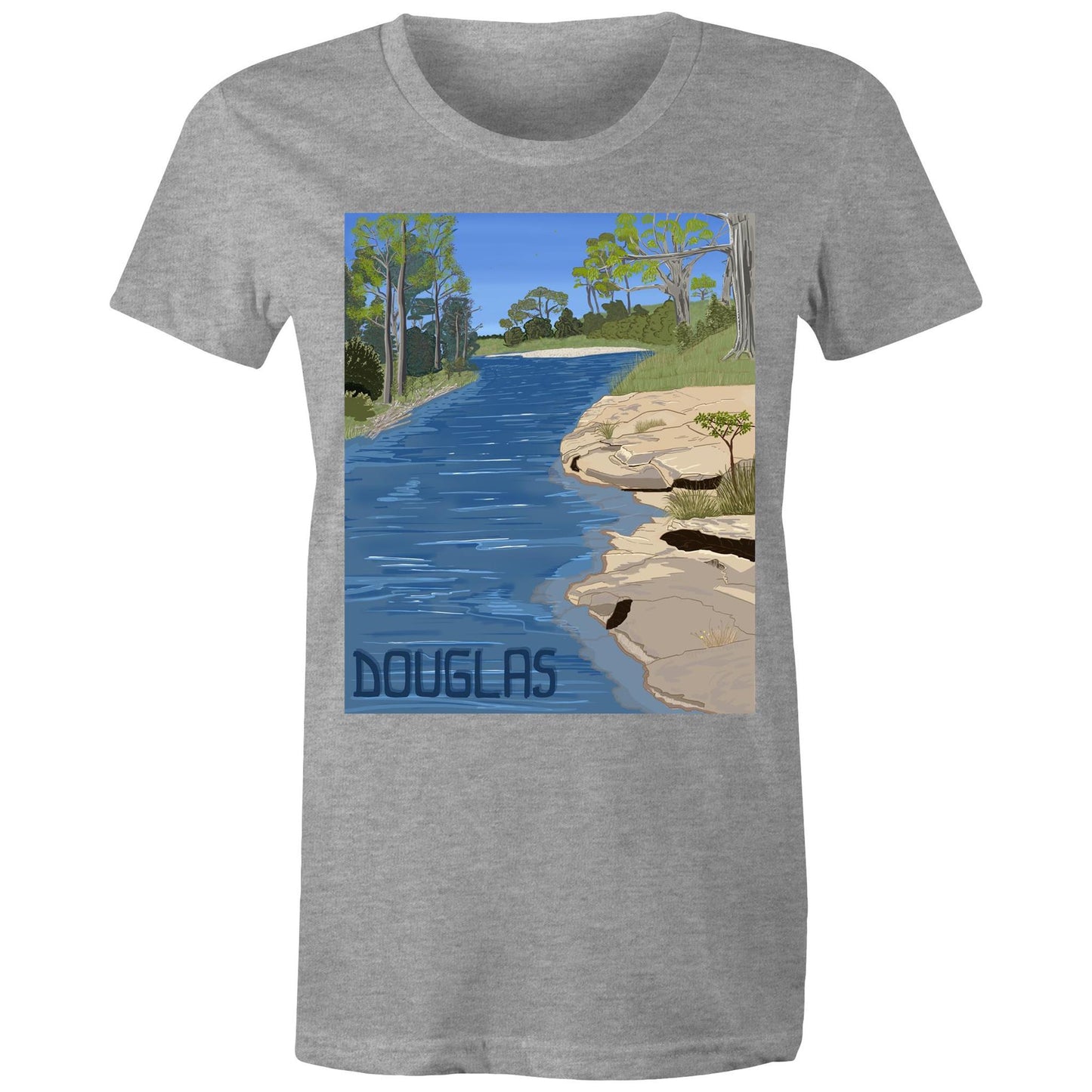 AS Colour - Women's Maple Tee - Douglas River Waterhole