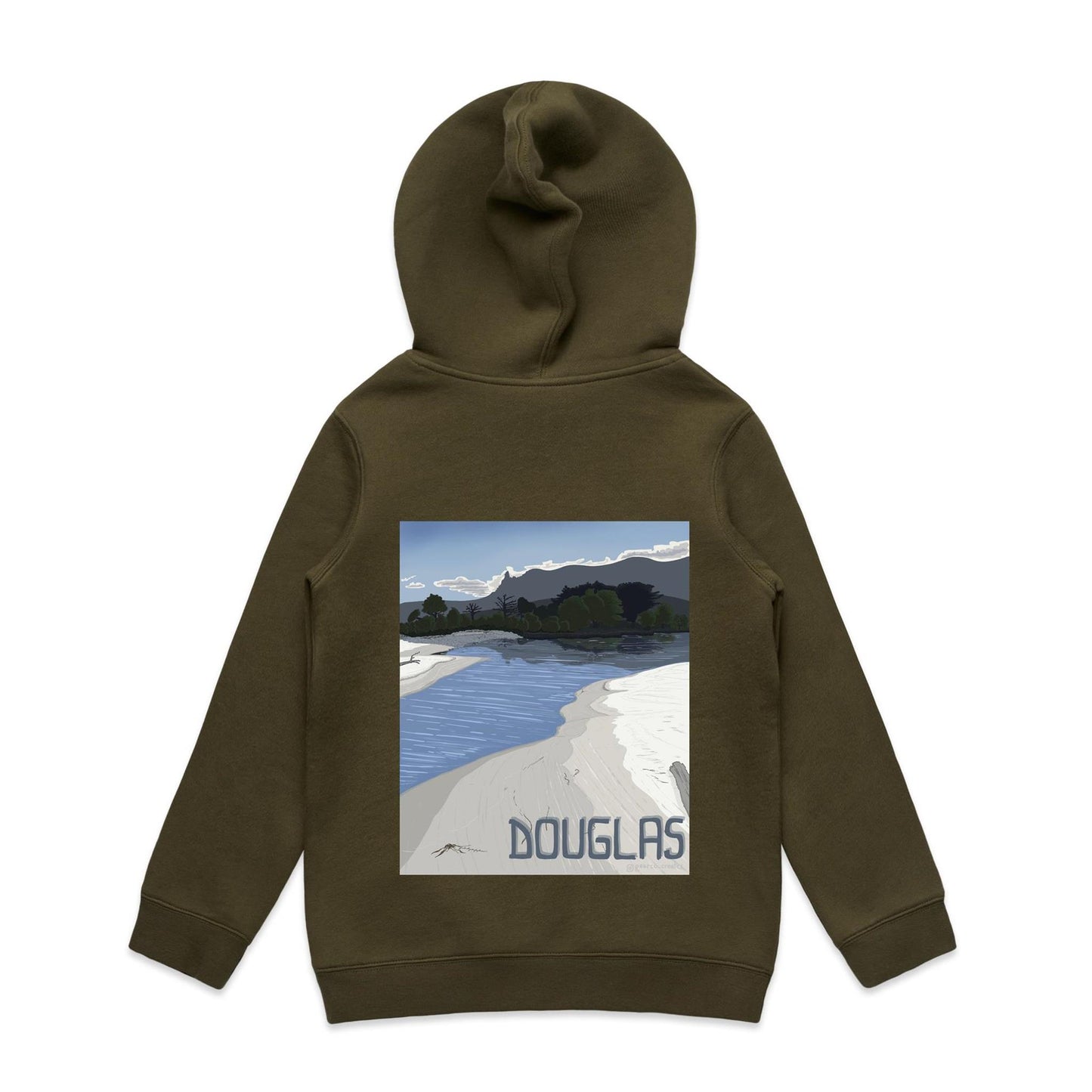 AS Colour - Youth Supply Hood - Douglas Lagoon