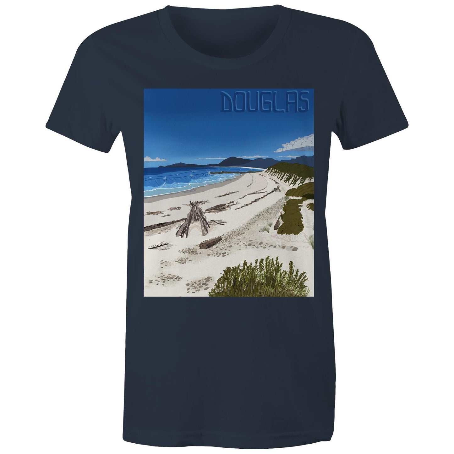 AS Colour - Women's Maple Tee - Douglas River Beach