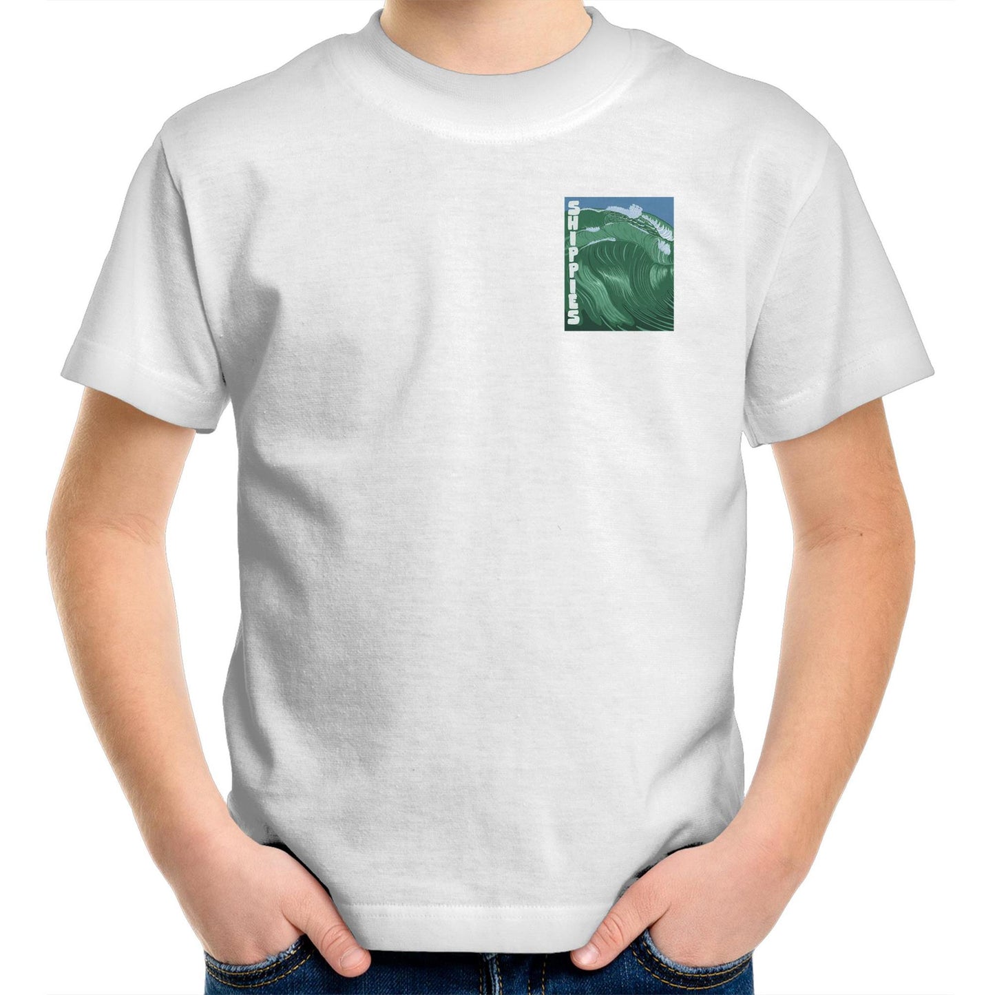 AS Colour Kids Youth Shippies Wave T-Shirt