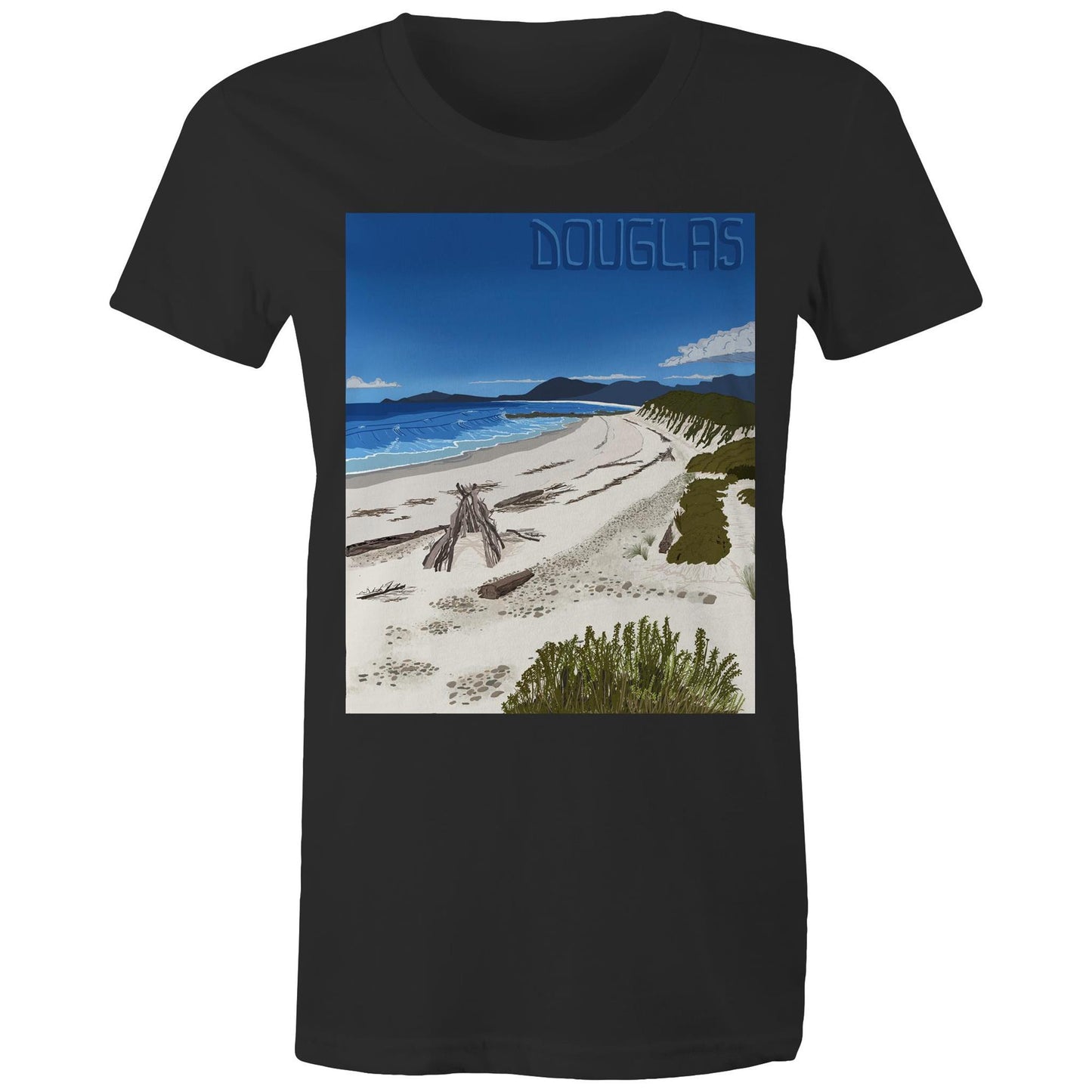 AS Colour - Women's Maple Tee - Douglas River Beach