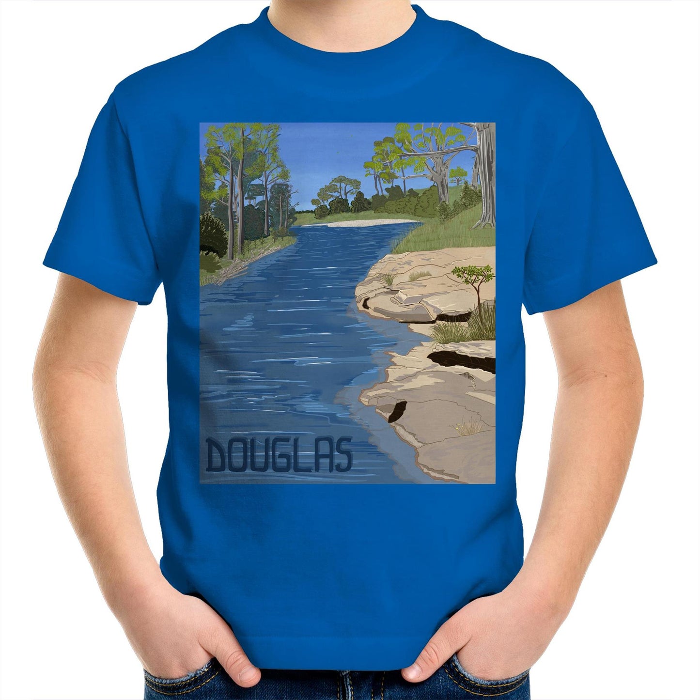 AS Colour Kids Youth T-Shirt - Douglas River Waterhole