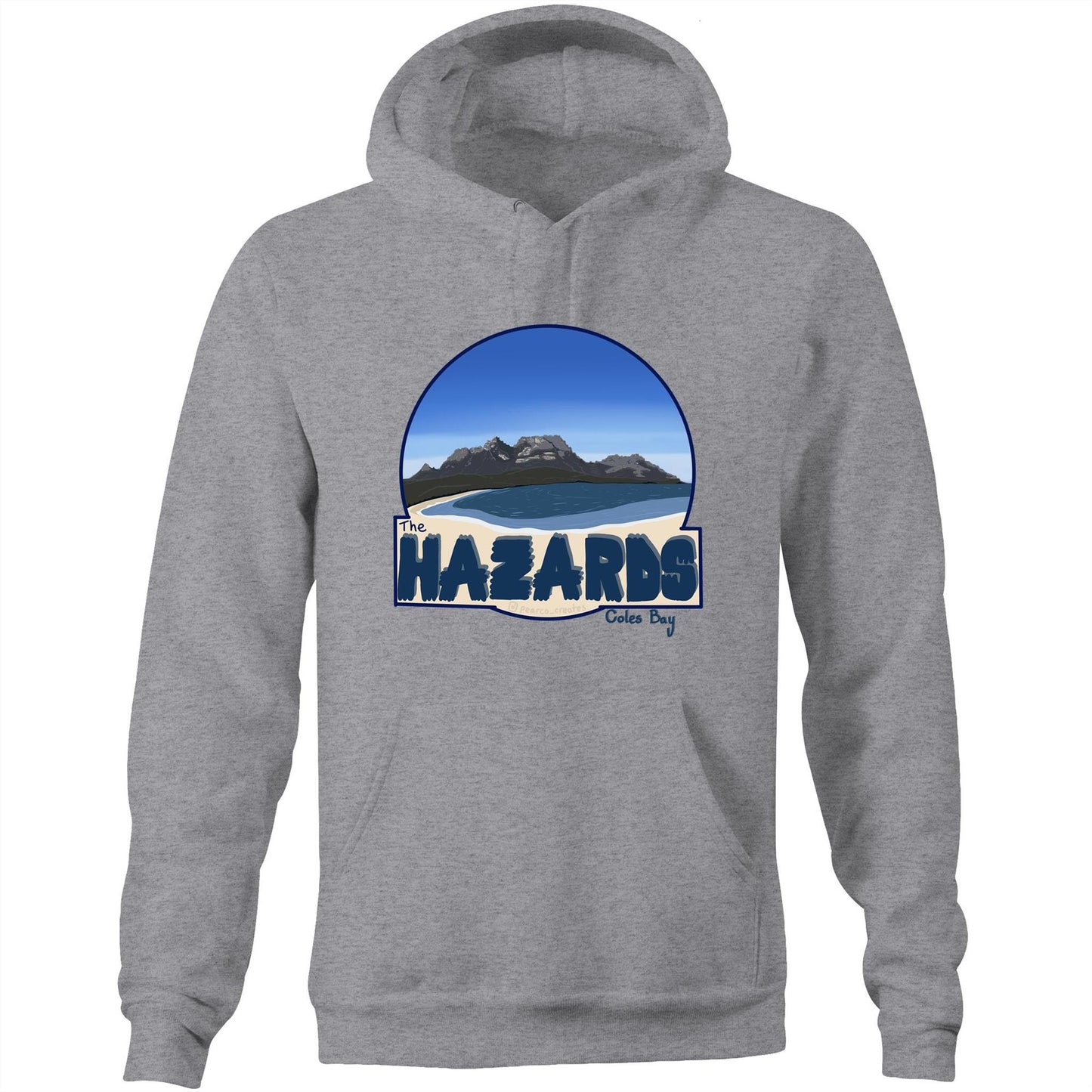 AS Colour Stencil - Pocket Hoodie Sweatshirt - Hazards