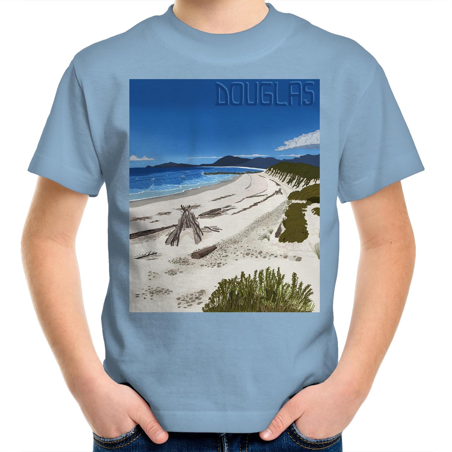 AS Colour Kids Youth T-Shirt - Douglas River Beach