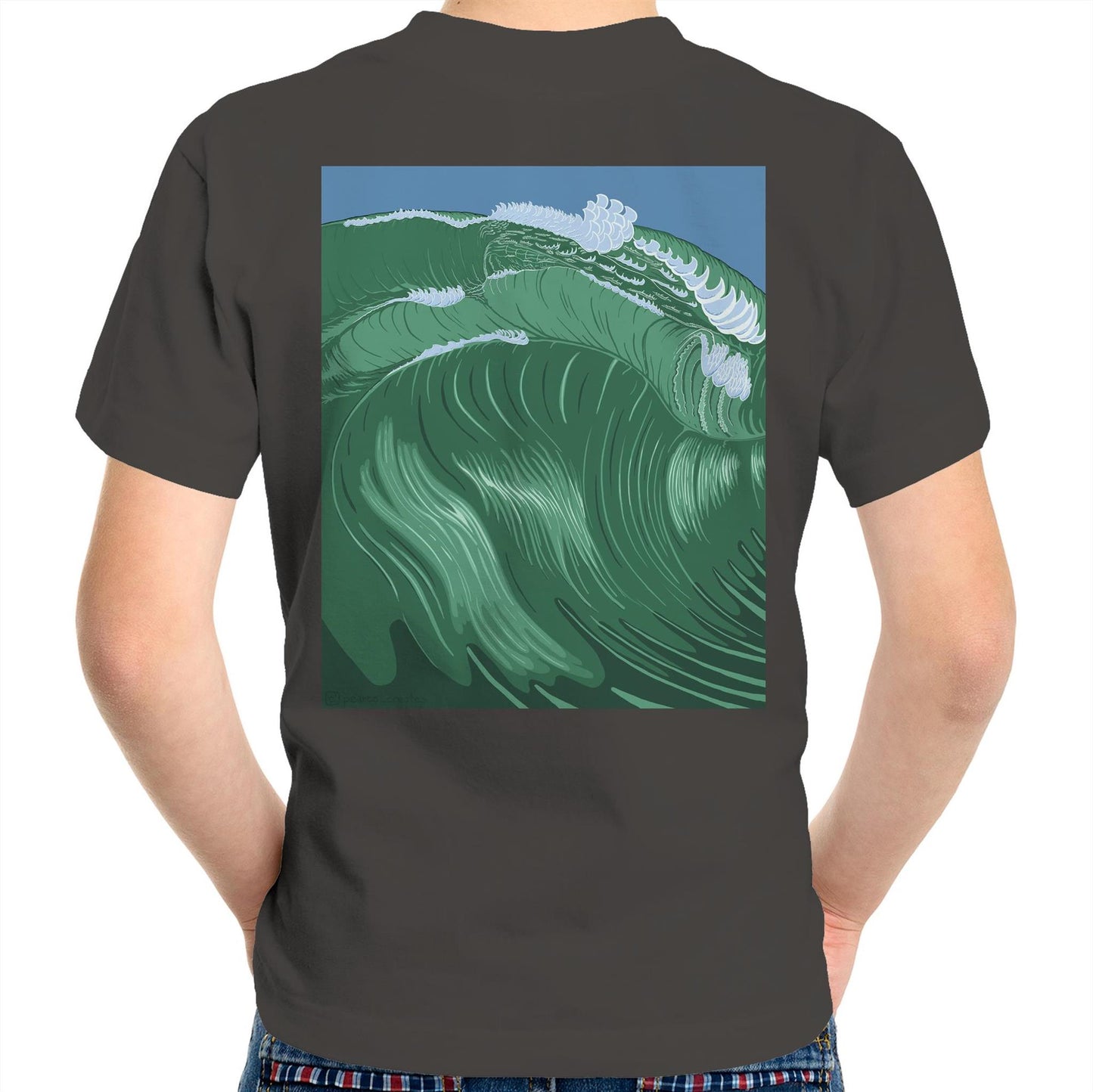 AS Colour Kids Youth Shippies Wave T-Shirt
