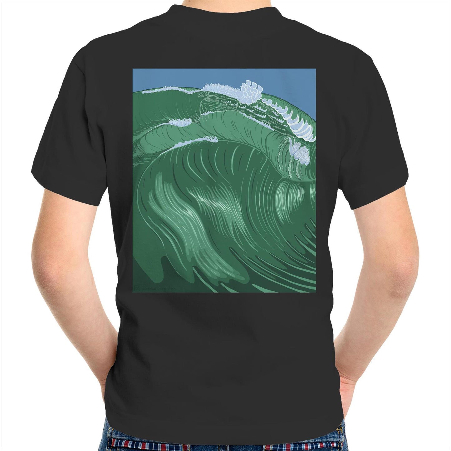 AS Colour Kids Youth Shippies Wave T-Shirt