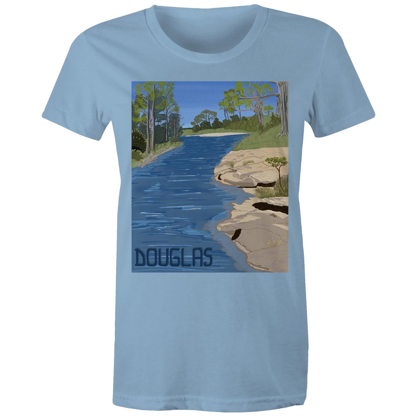 AS Colour - Women's Maple Tee - Douglas River Waterhole