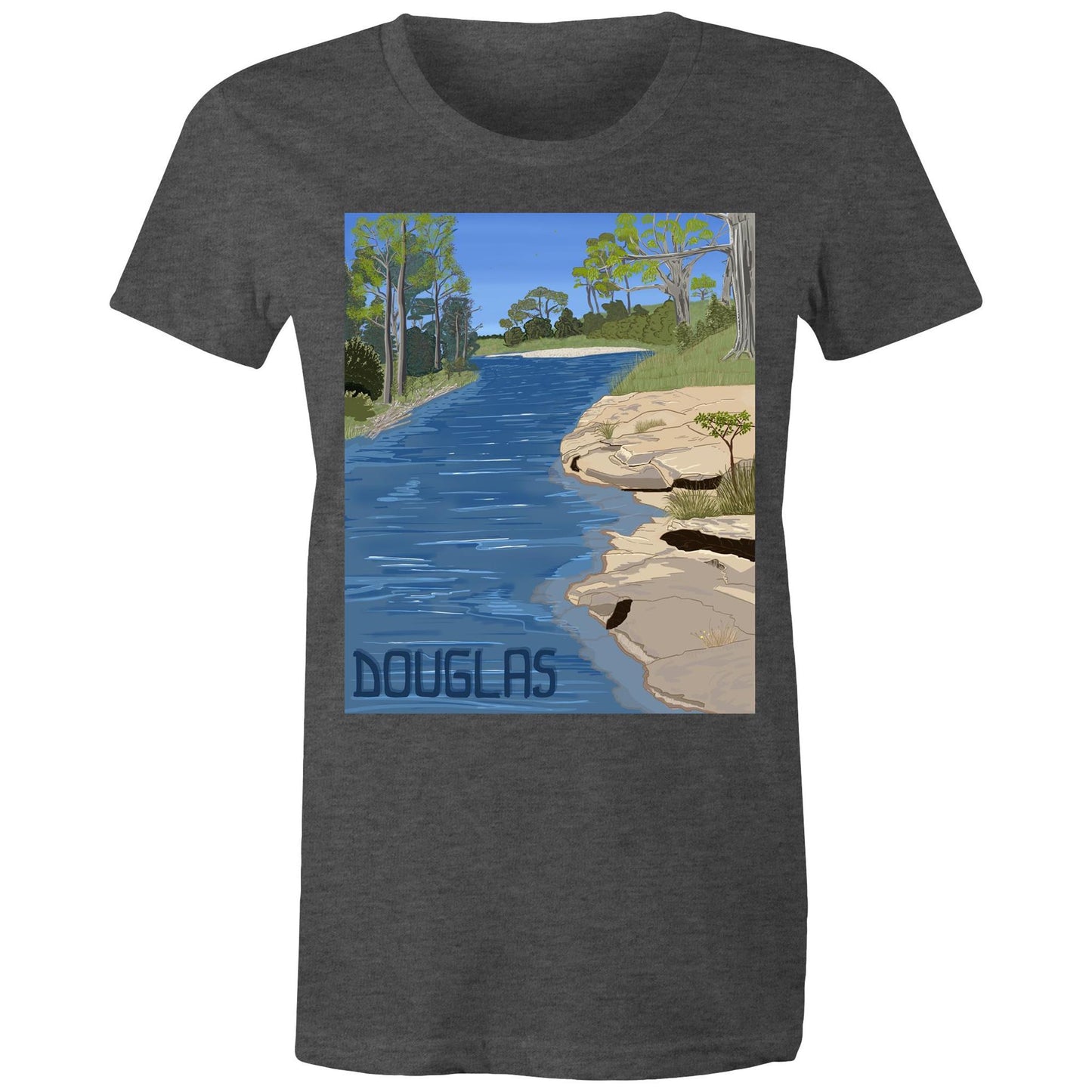 AS Colour - Women's Maple Tee - Douglas River Waterhole