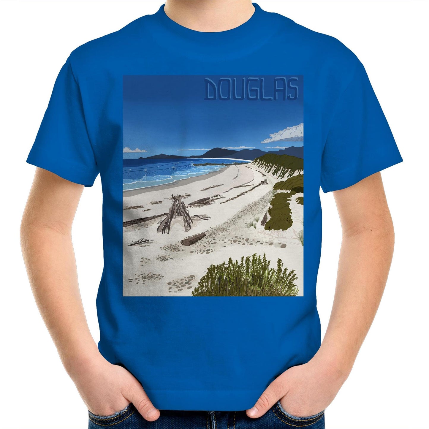 AS Colour Kids Youth T-Shirt - Douglas River Beach