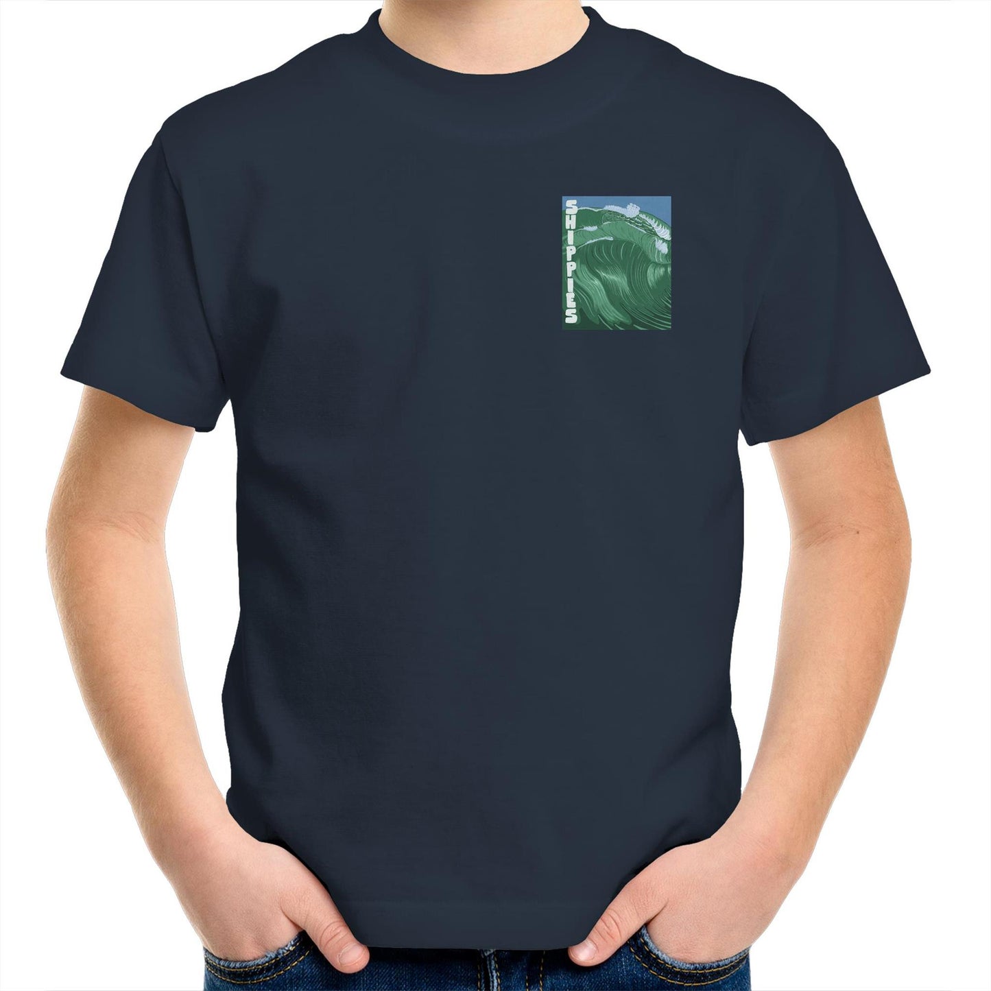 AS Colour Kids Youth Shippies Wave T-Shirt