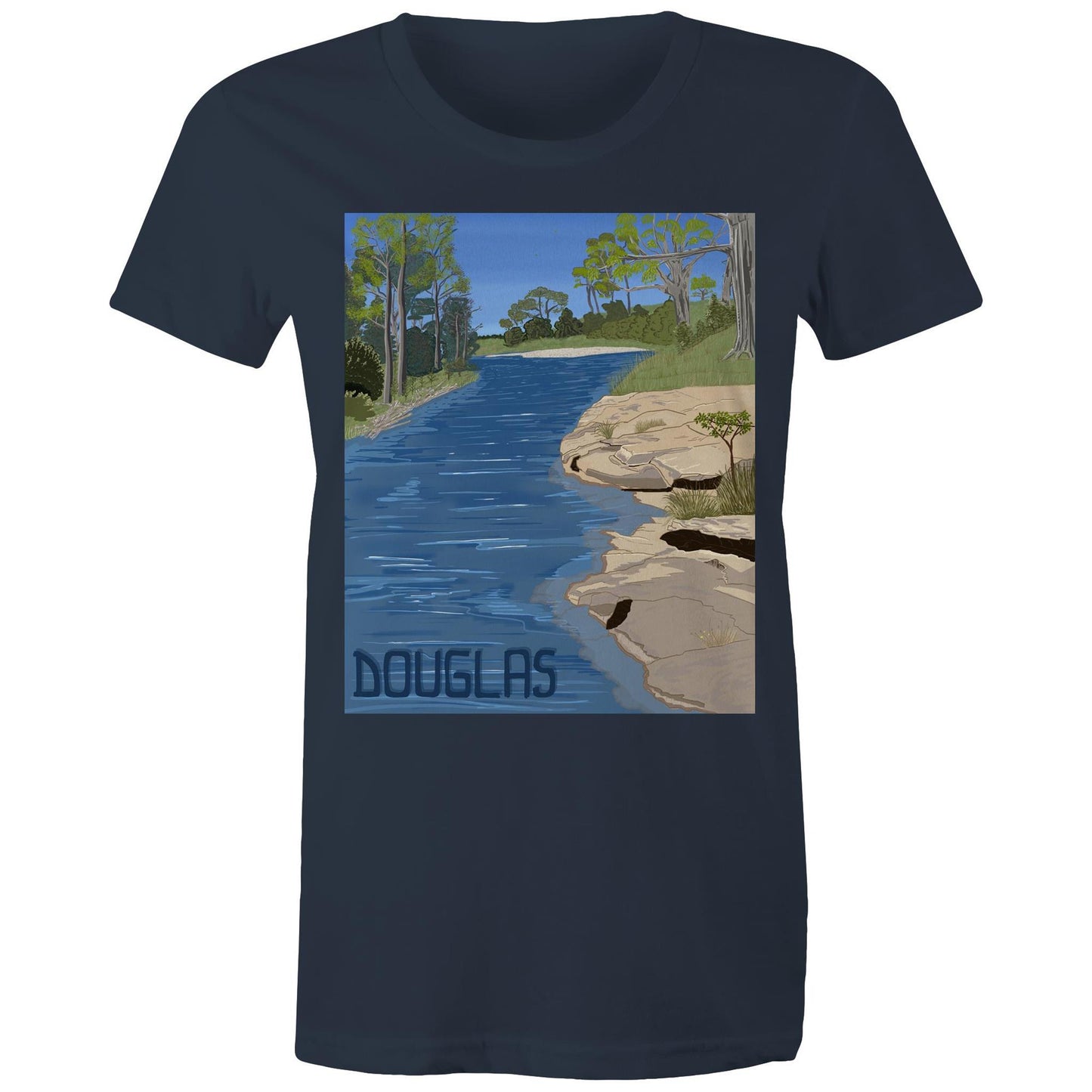 AS Colour - Women's Maple Tee - Douglas River Waterhole