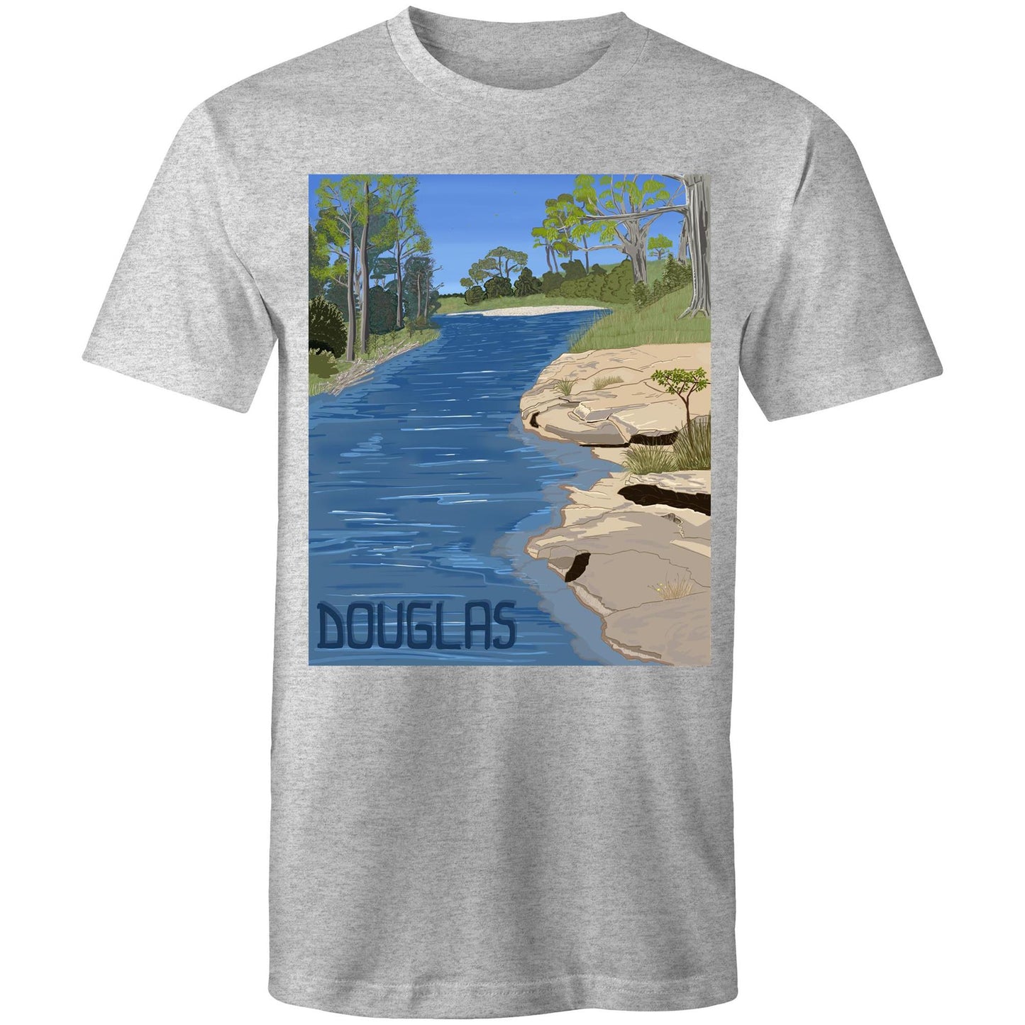 AS Colour Staple - Mens T-Shirt - Douglas River Waterhole
