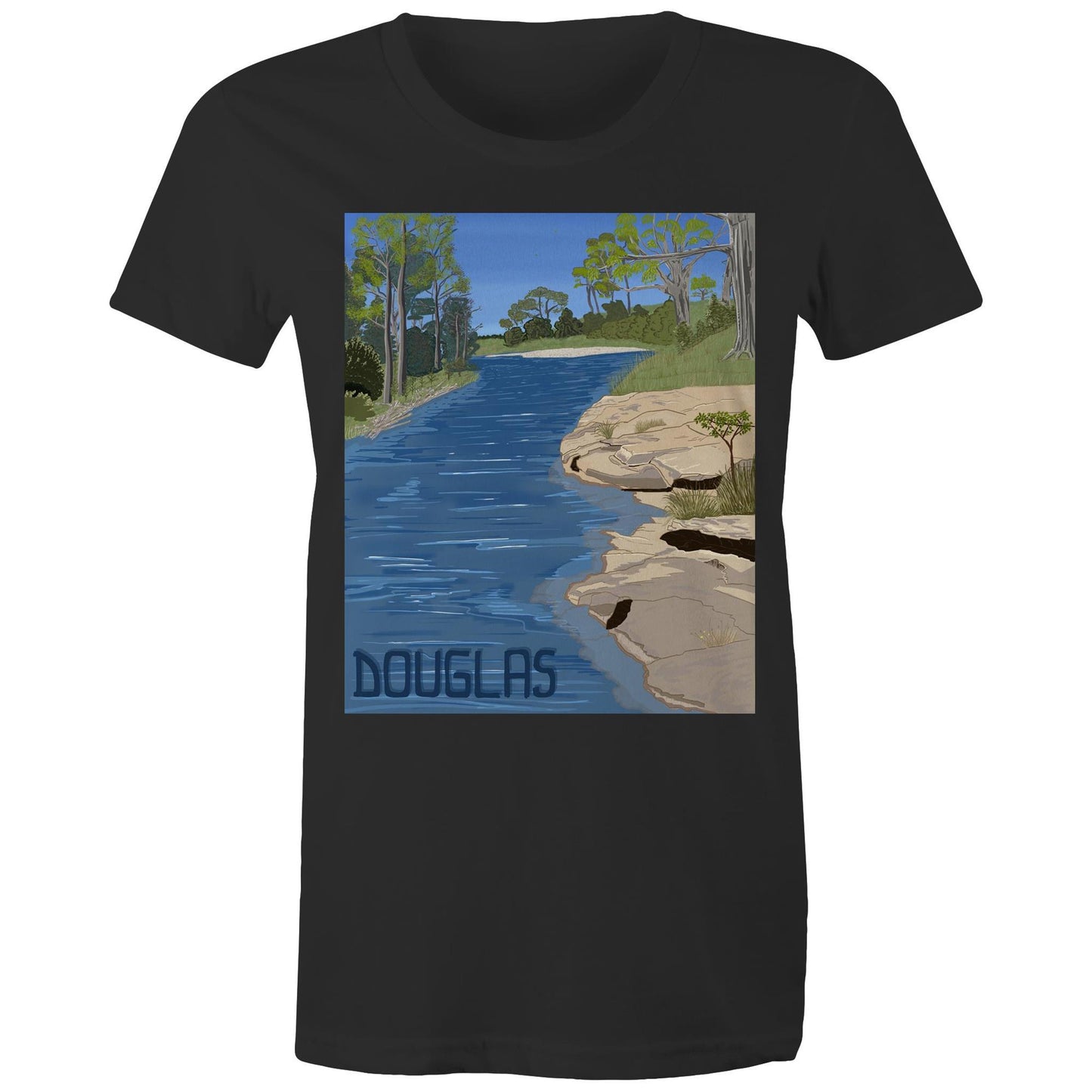 AS Colour - Women's Maple Tee - Douglas River Waterhole