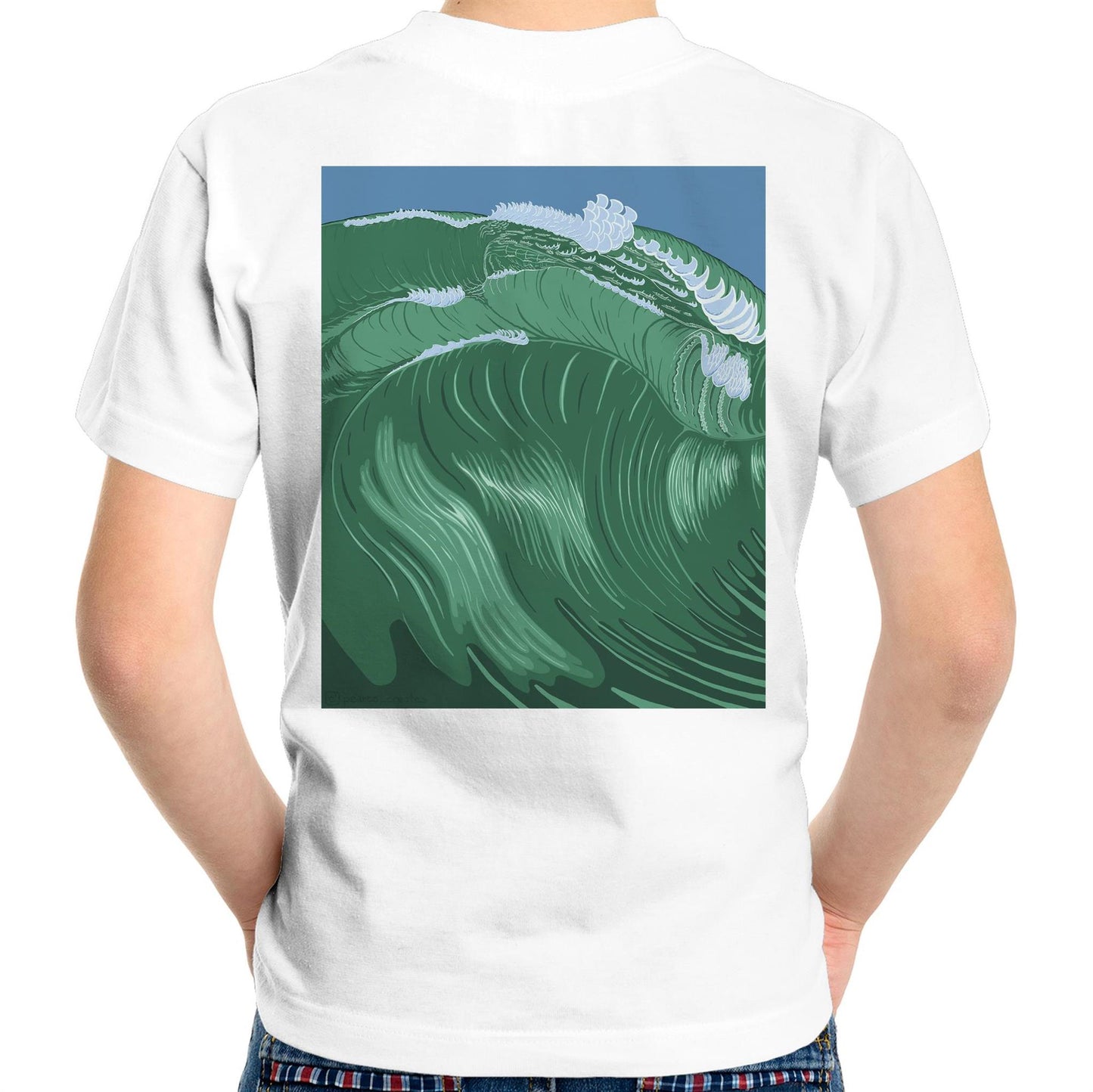 AS Colour Kids Youth Shippies Wave T-Shirt