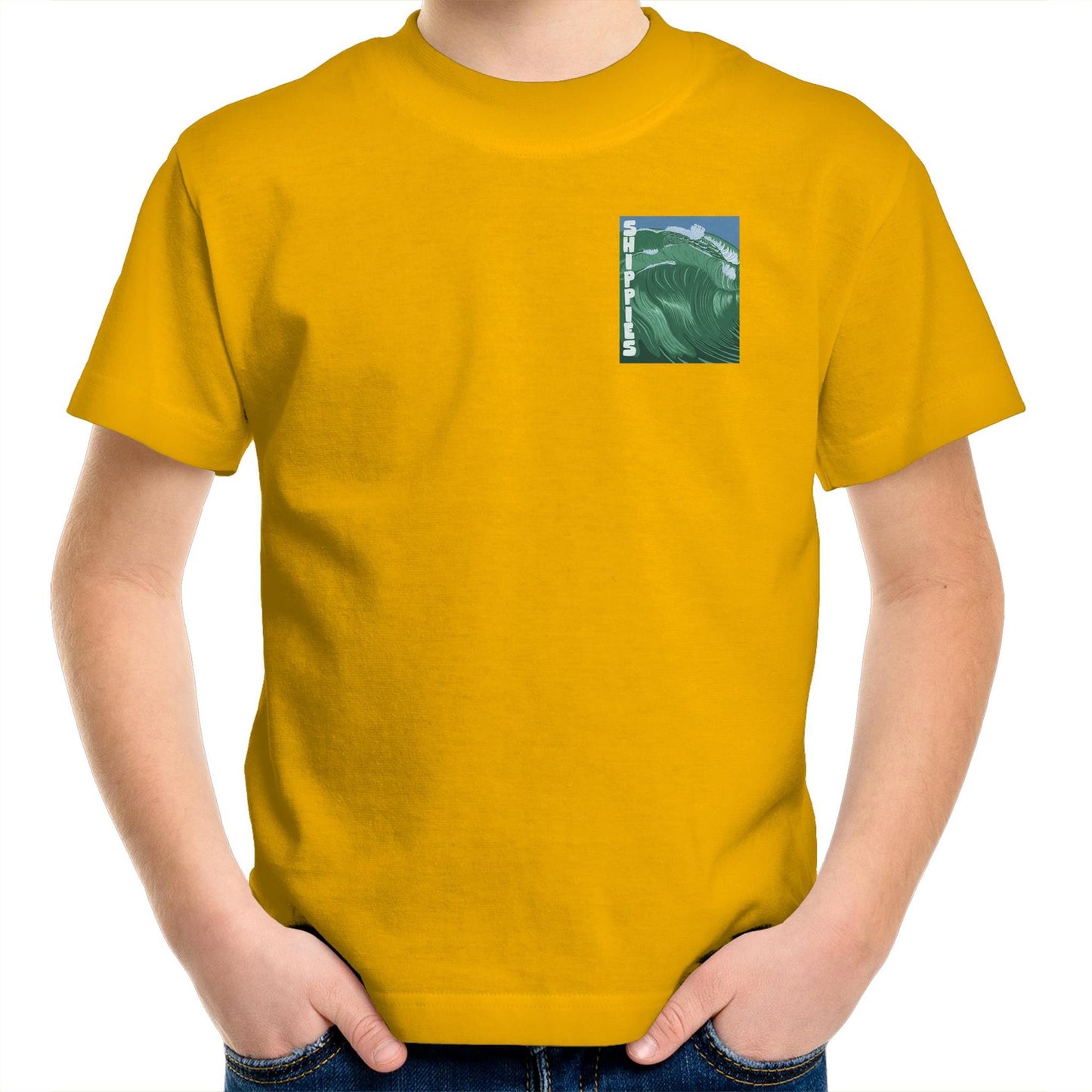 AS Colour Kids Youth Shippies Wave T-Shirt