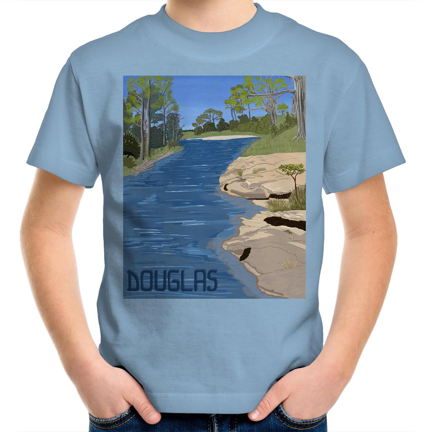 AS Colour Kids Youth T-Shirt - Douglas River Waterhole