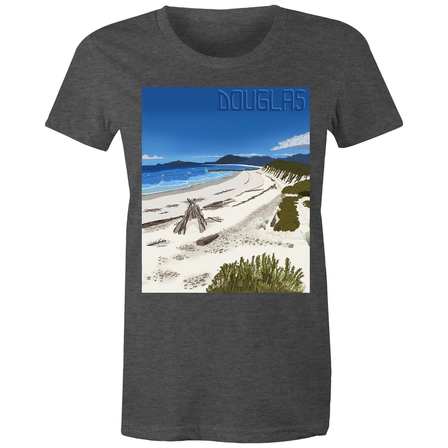 AS Colour - Women's Maple Tee - Douglas River Beach