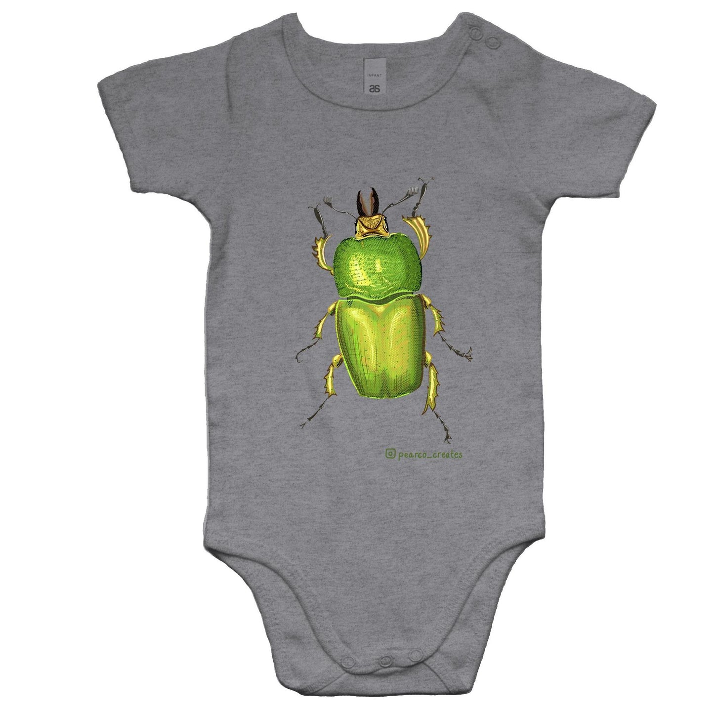 AS Colour Mini Me - Baby Christmas Beetle Onesie Romper