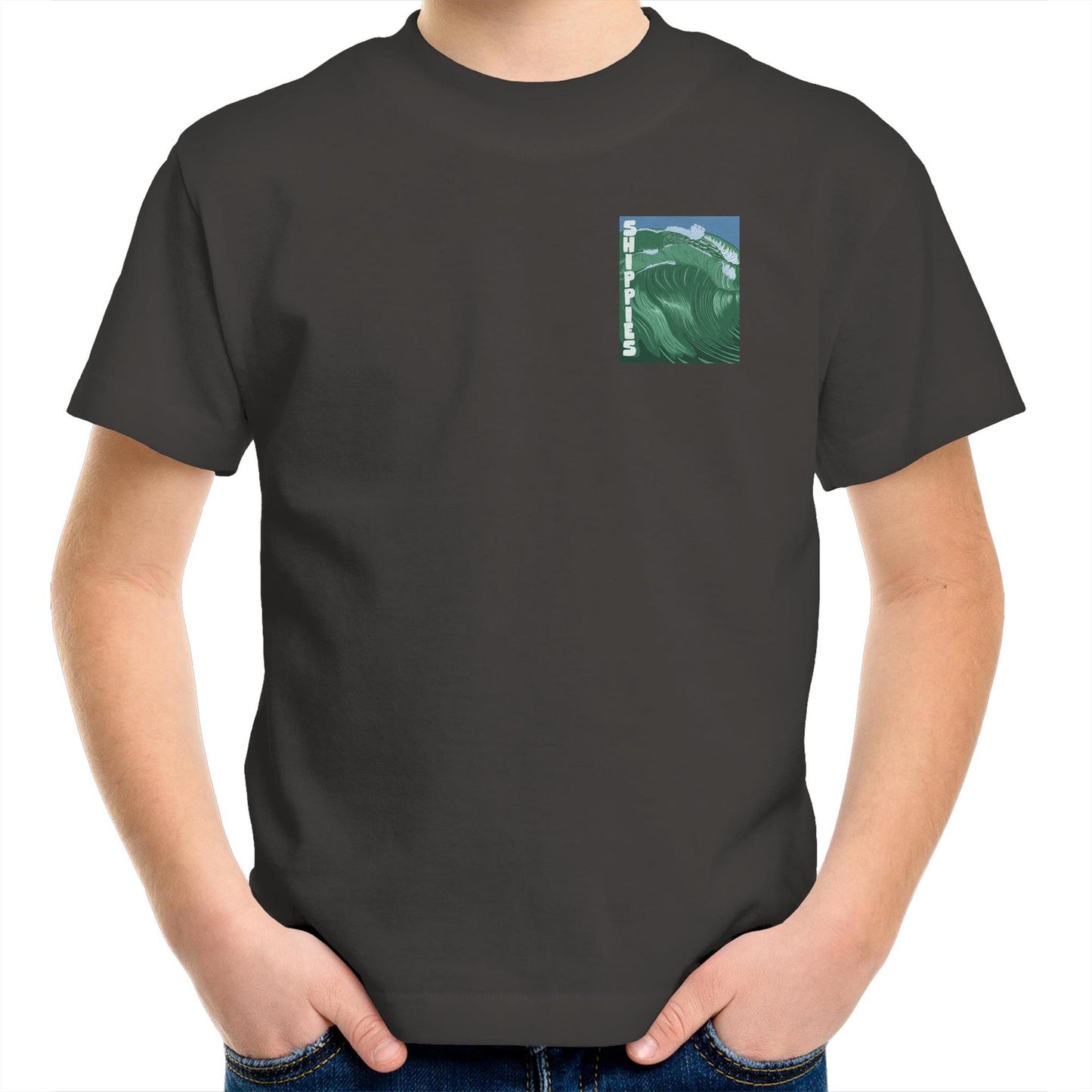 AS Colour Kids Youth Shippies Wave T-Shirt