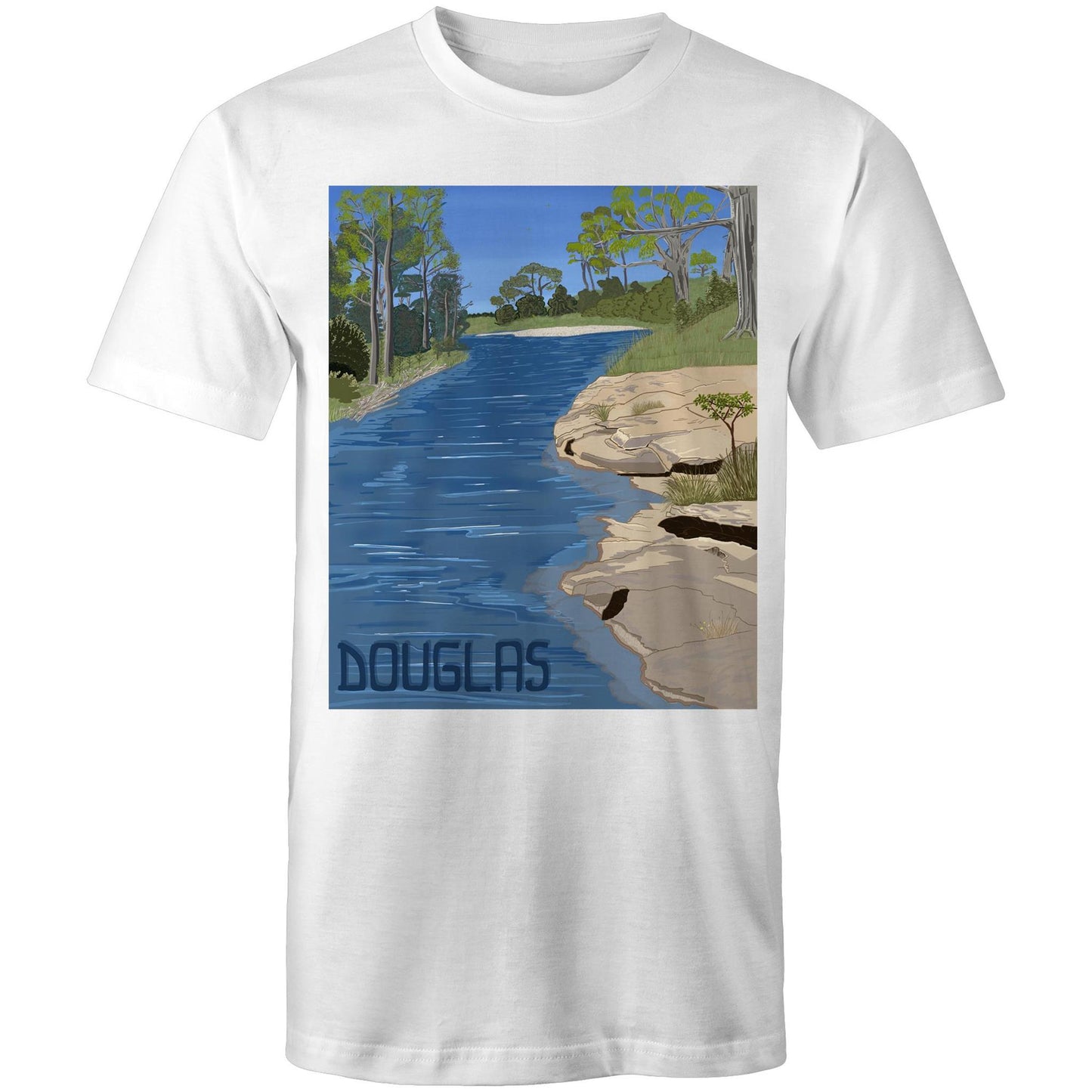 AS Colour Staple - Mens T-Shirt - Douglas River Waterhole