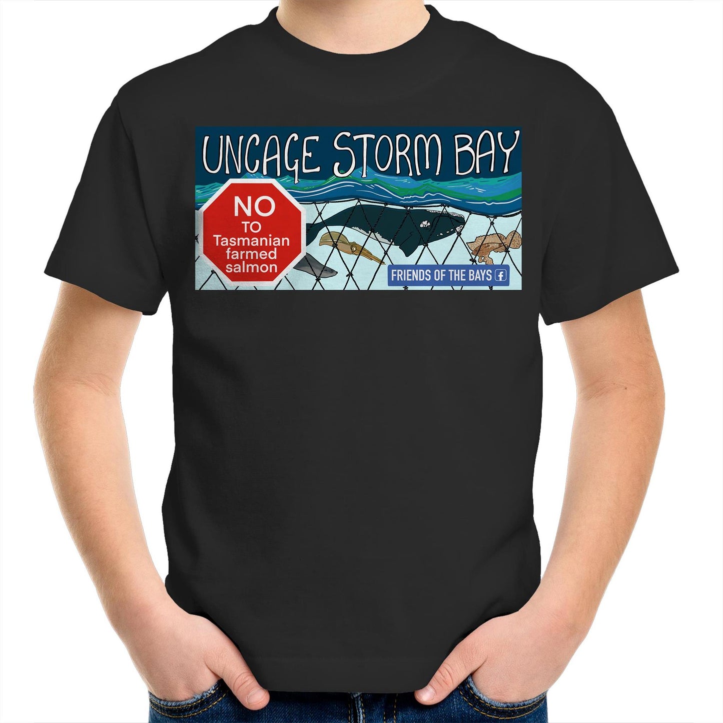 Uncage Storm Bay - AS Colour Kids Youth T-Shirt