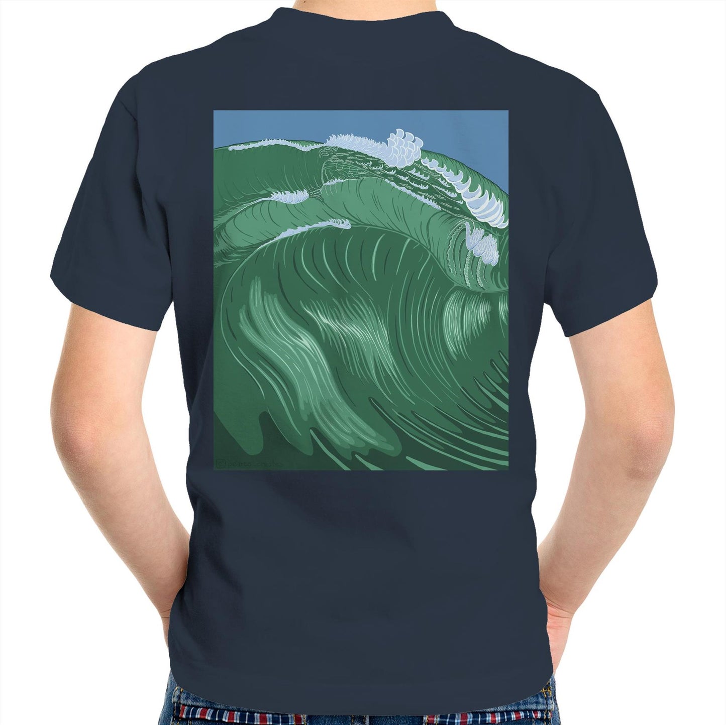 AS Colour Kids Youth Shippies Wave T-Shirt