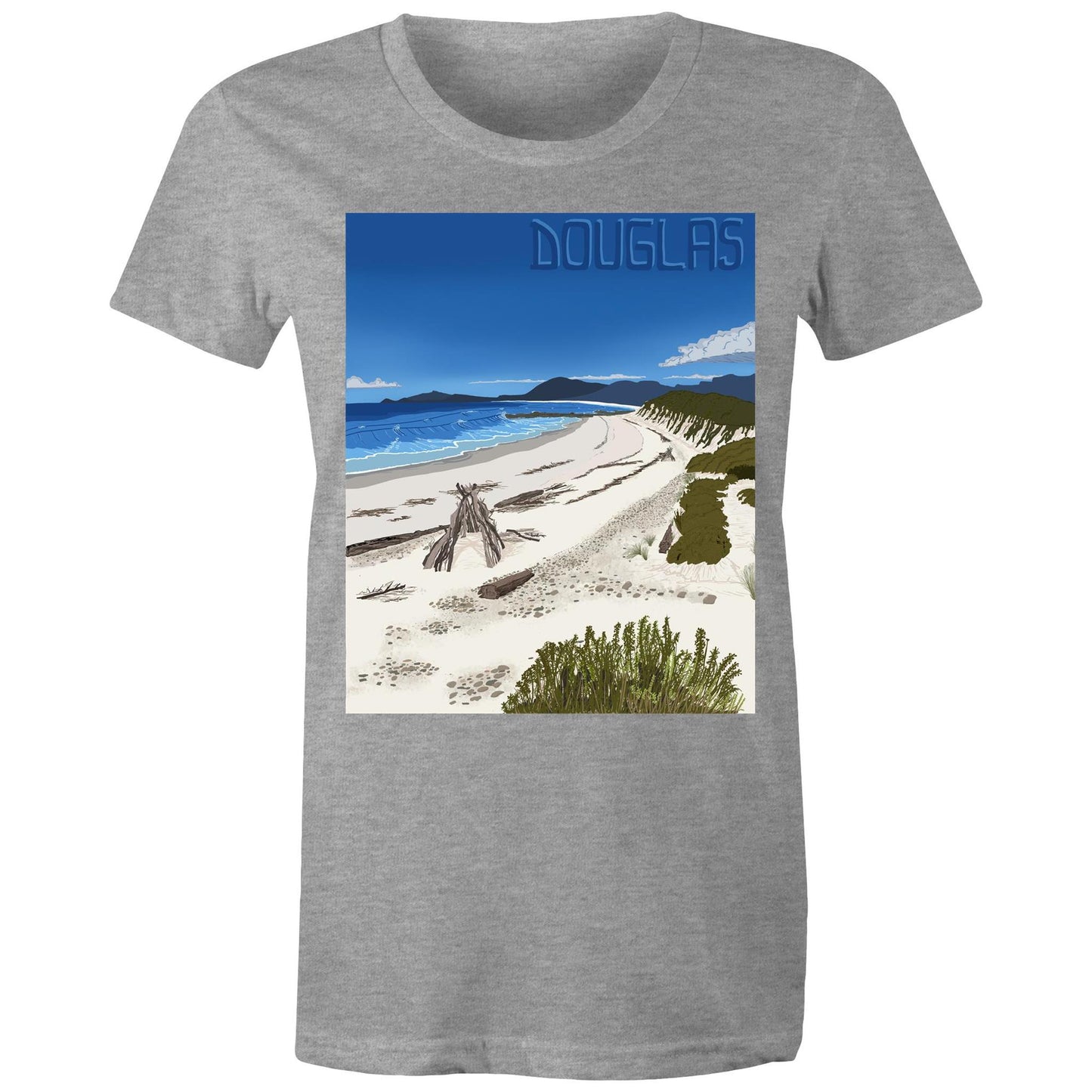 AS Colour - Women's Maple Tee - Douglas River Beach
