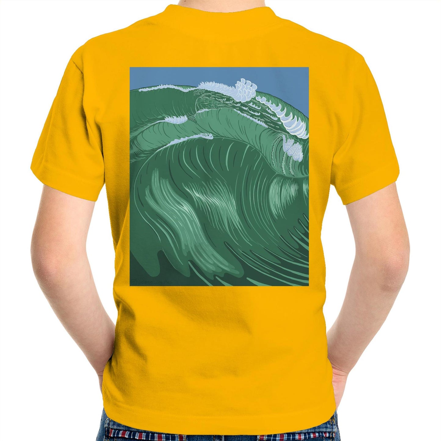 AS Colour Kids Youth Shippies Wave T-Shirt