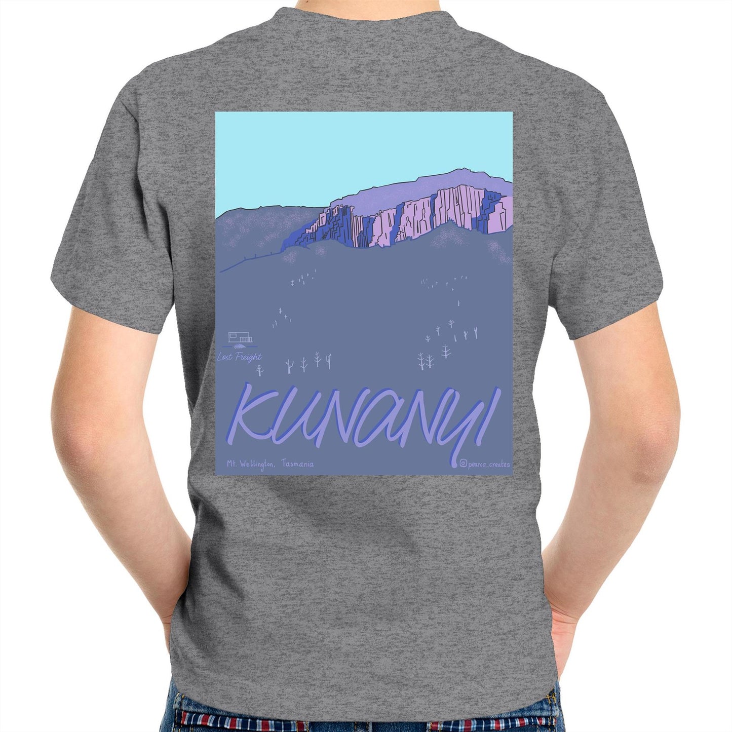 Kunanyi / Lost Freight - AS Colour Kids Youth T-Shirt