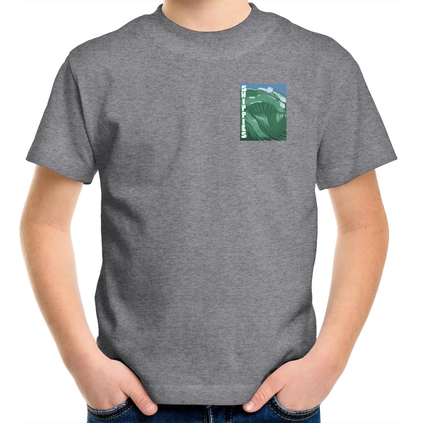 AS Colour Kids Youth Shippies Wave T-Shirt