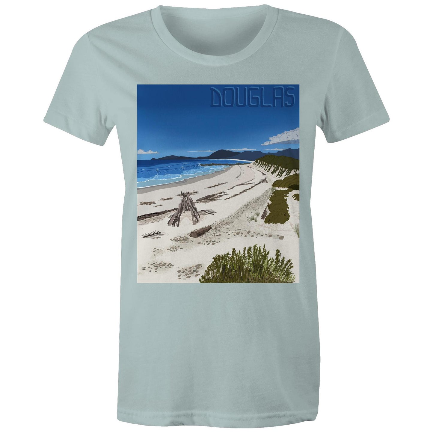 AS Colour - Women's Maple Tee - Douglas River Beach