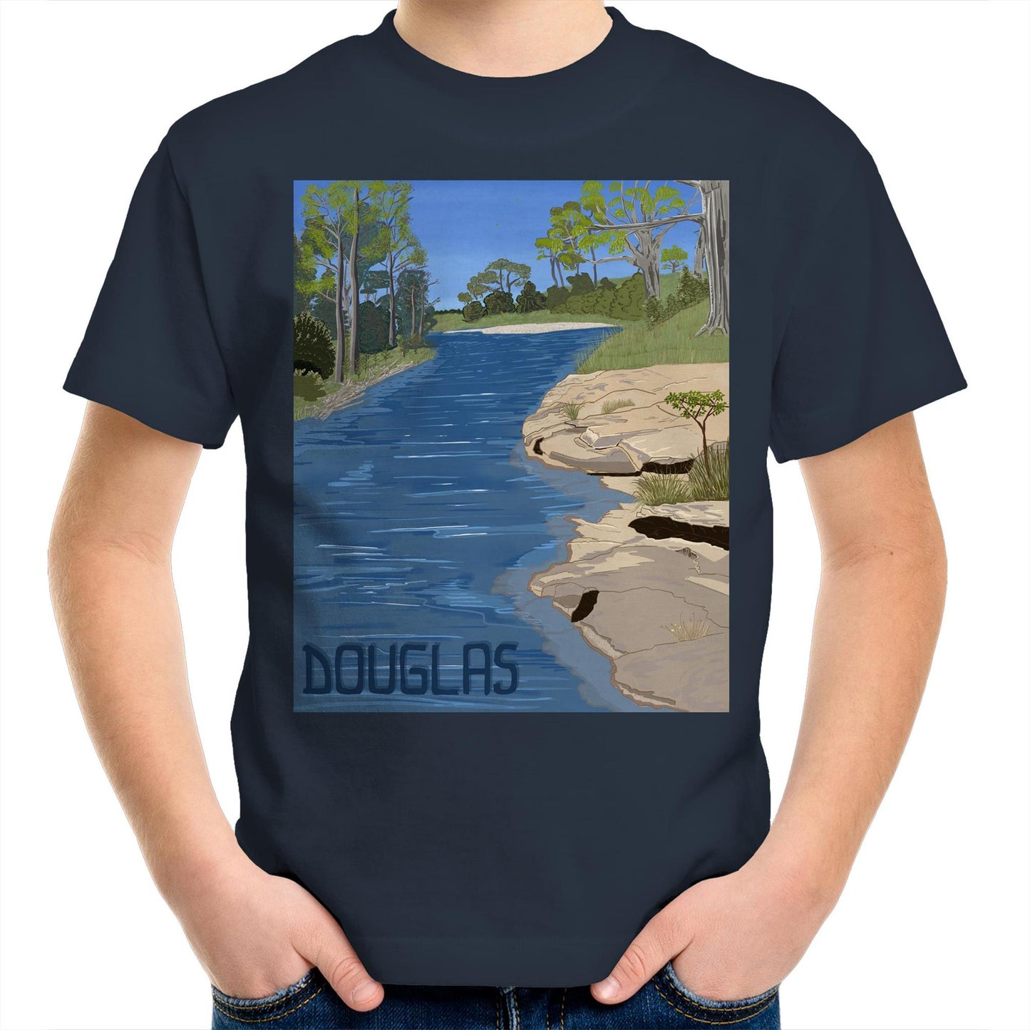 AS Colour Kids Youth T-Shirt - Douglas River Waterhole