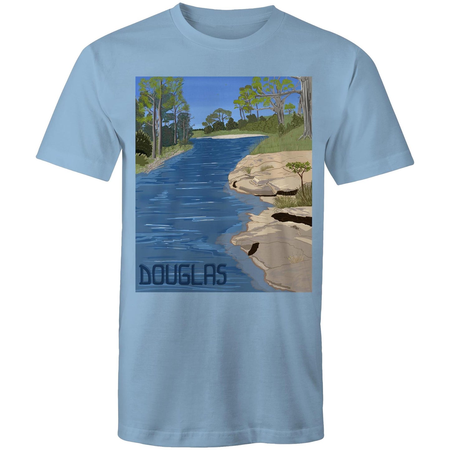 AS Colour Staple - Mens T-Shirt - Douglas River Waterhole
