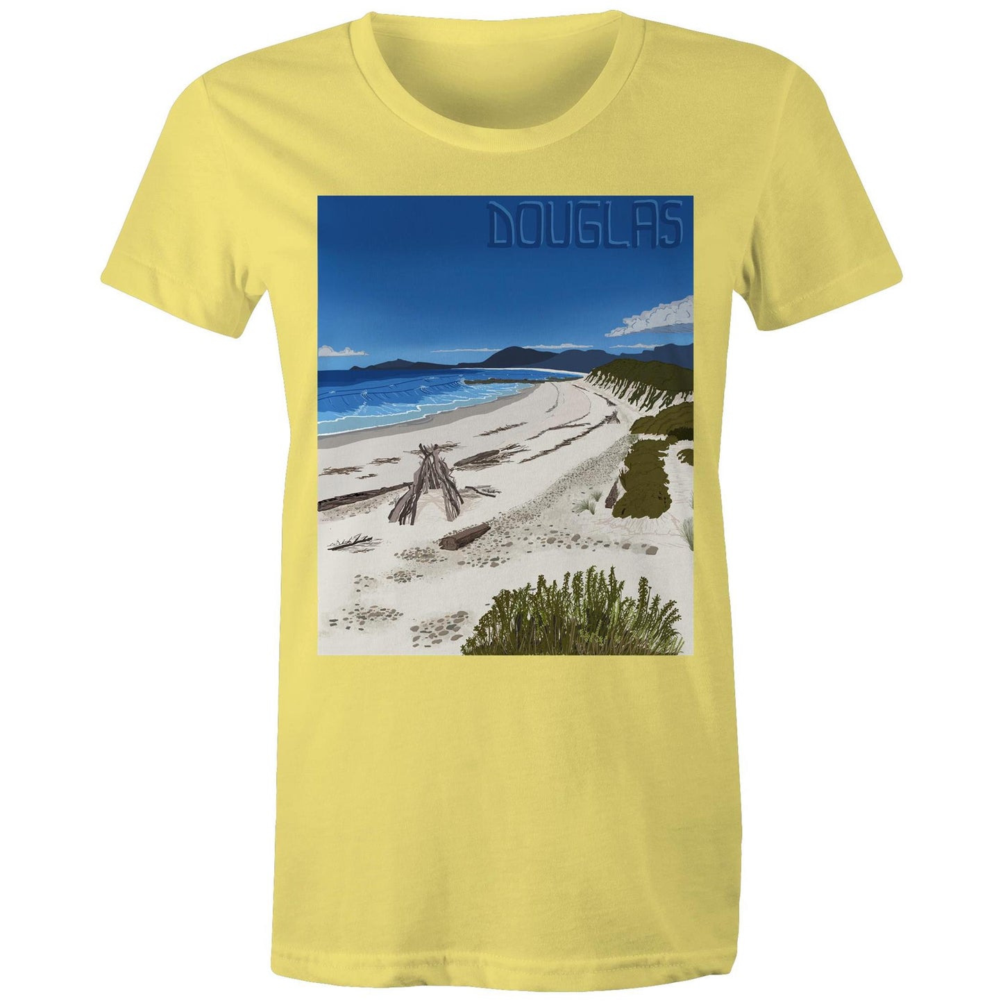 AS Colour - Women's Maple Tee - Douglas River Beach