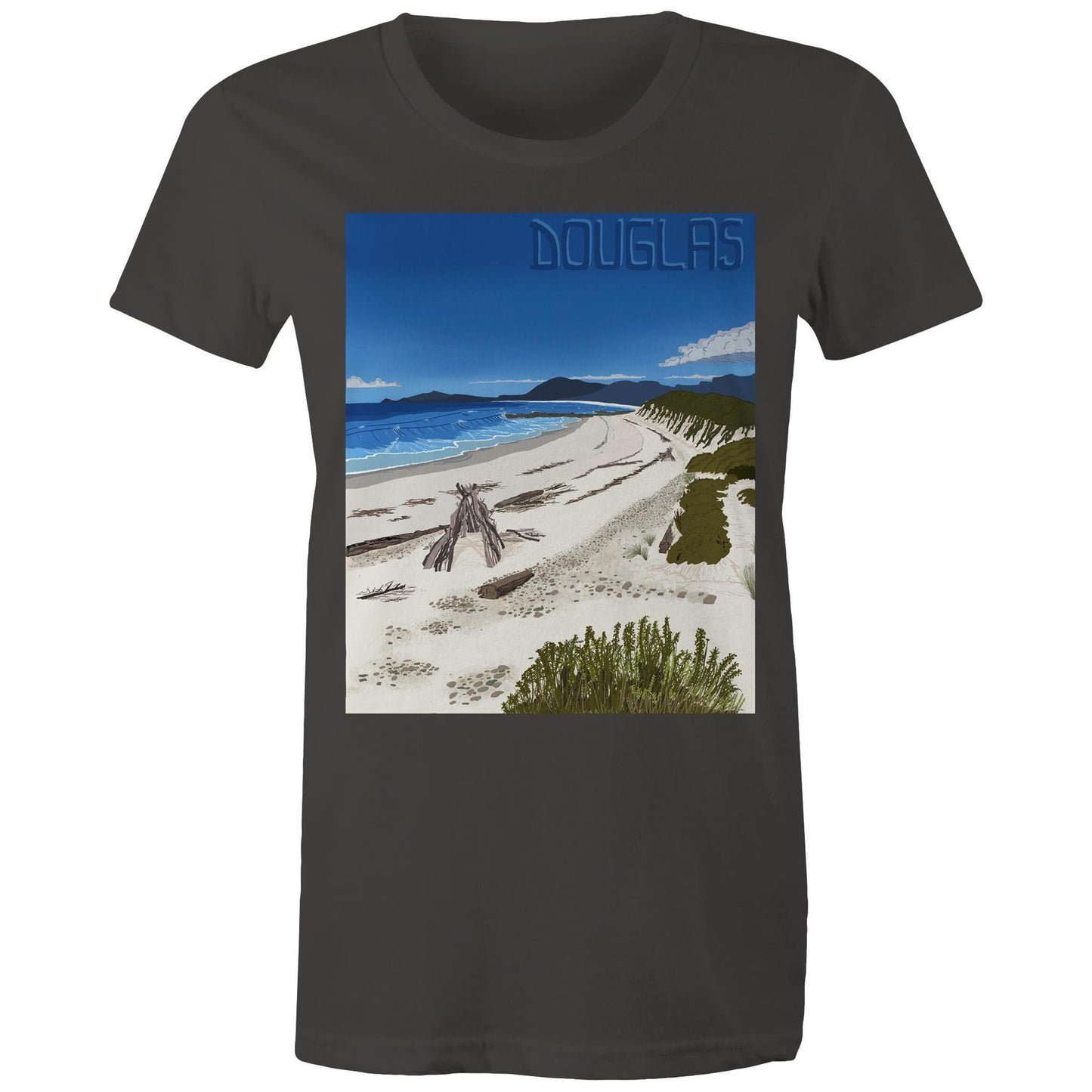 AS Colour - Women's Maple Tee - Douglas River Beach