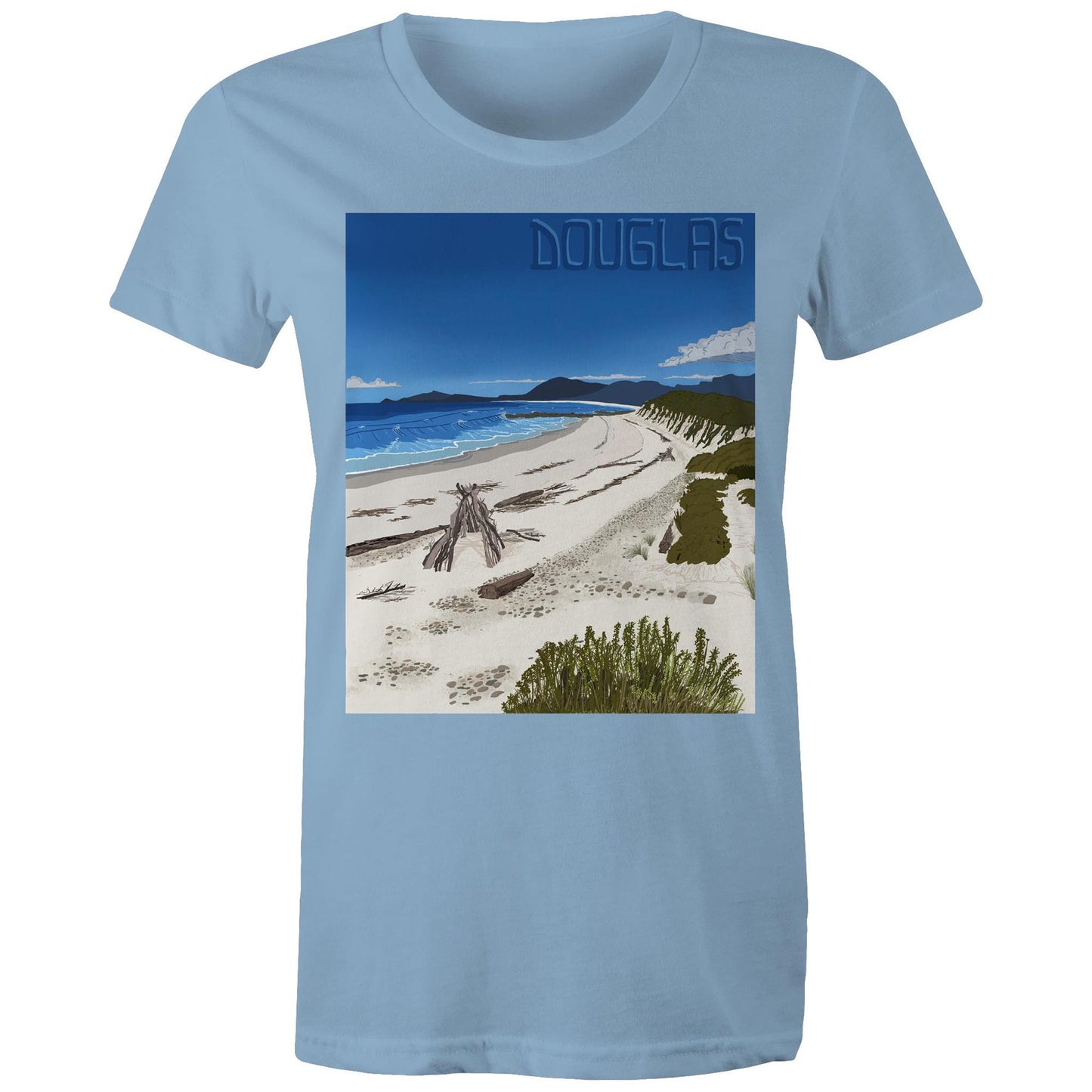 AS Colour - Women's Maple Tee - Douglas River Beach