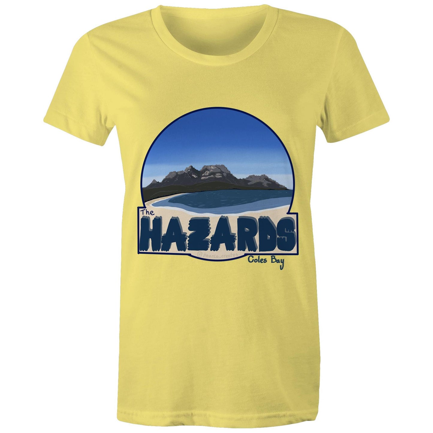 AS Colour - Women's Maple Tee - The Hazards / Coles Bay Tasmania