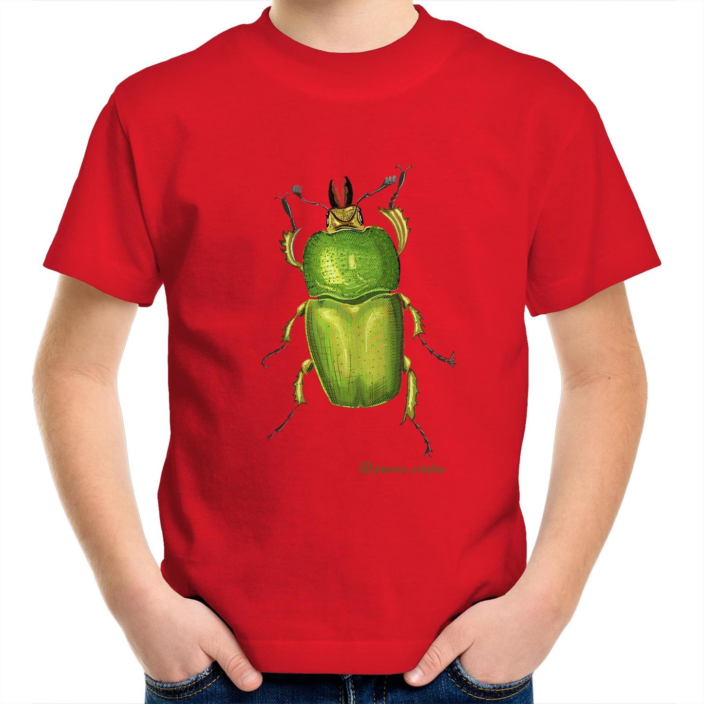 AS Colour Kids Youth Crew T-Shirt - Christmas Beetle