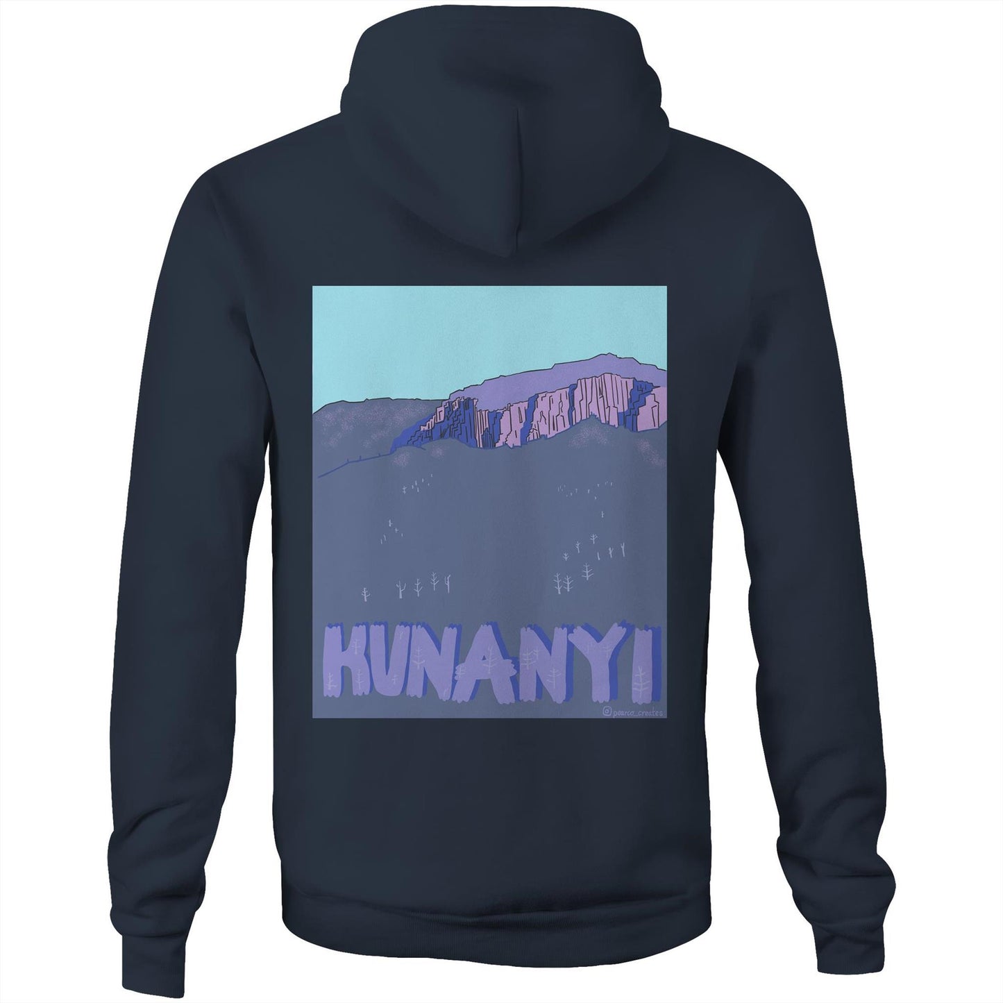 AS Colour Stencil - Pocket Hoodie Sweatshirt - Kunanyi