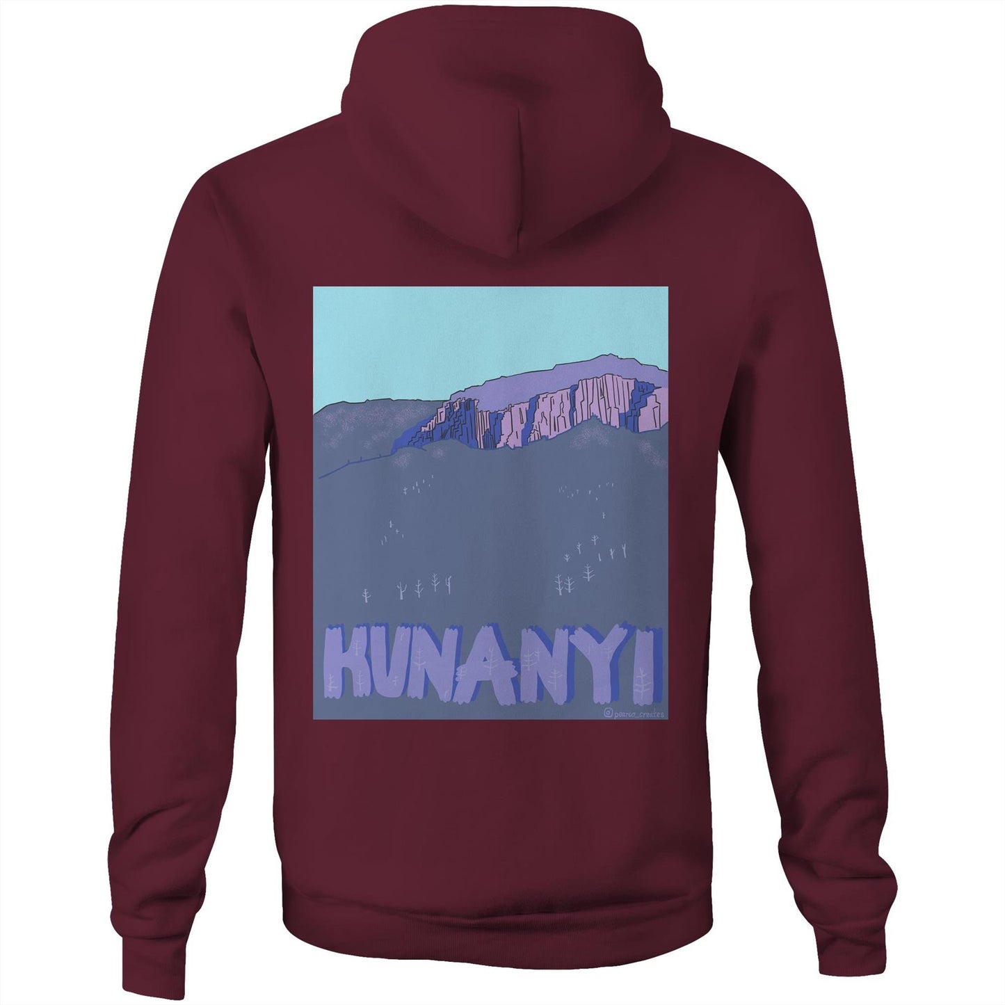 AS Colour Stencil - Pocket Hoodie Sweatshirt - Kunanyi