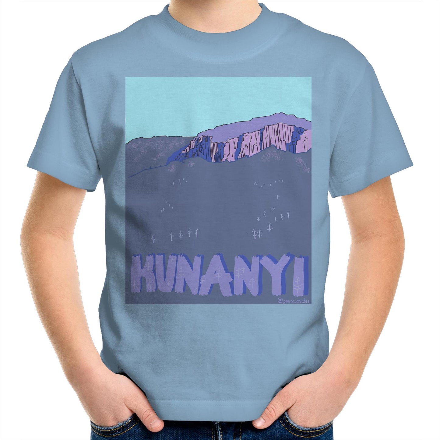 AS Colour Kids Youth Crew T-Shirt - Kunanyi