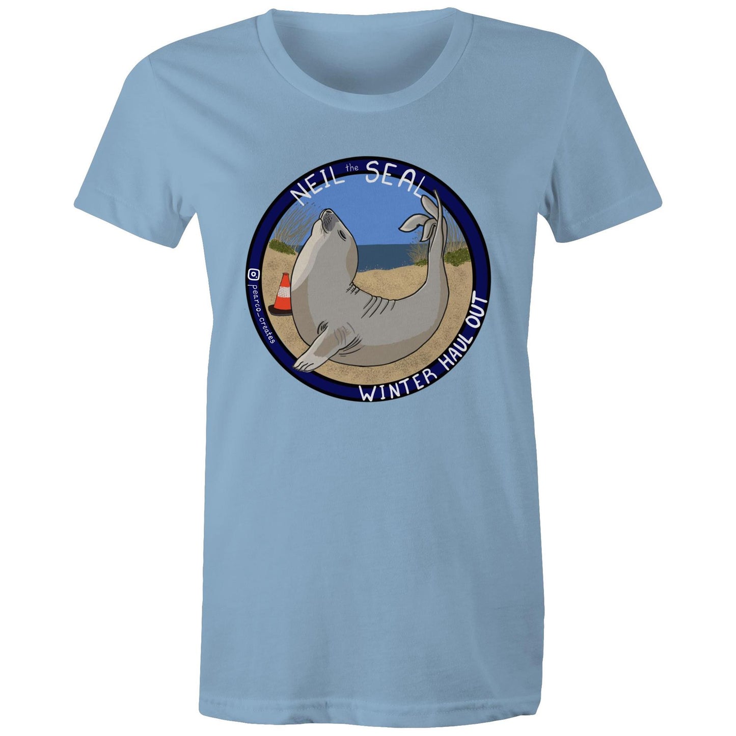 AS Colour - Women's Maple Tee - Neil the Seal