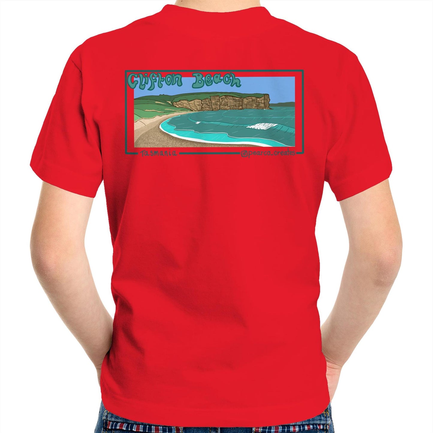 AS Colour Kids Youth Crew T-Shirt - Clifton Beach